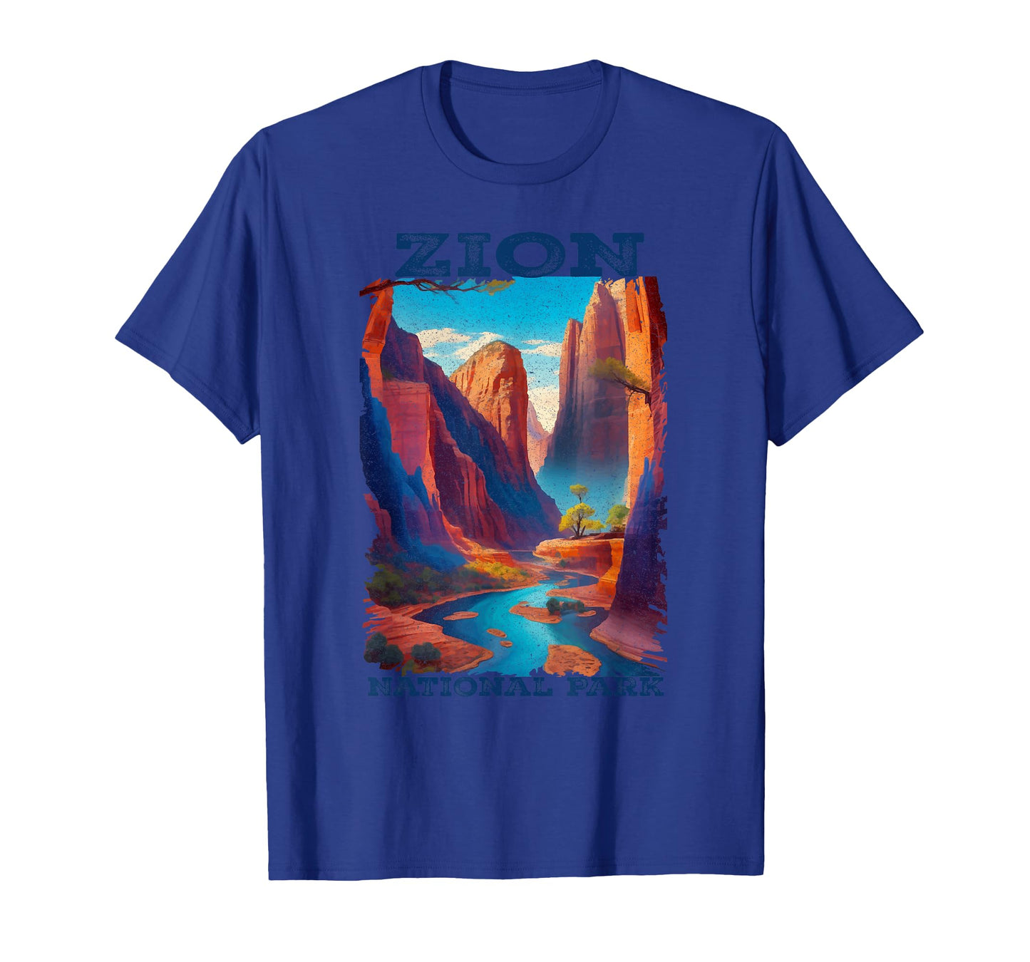 Zion National Park Utah Vintage The Narrows Vintage T-Shirt