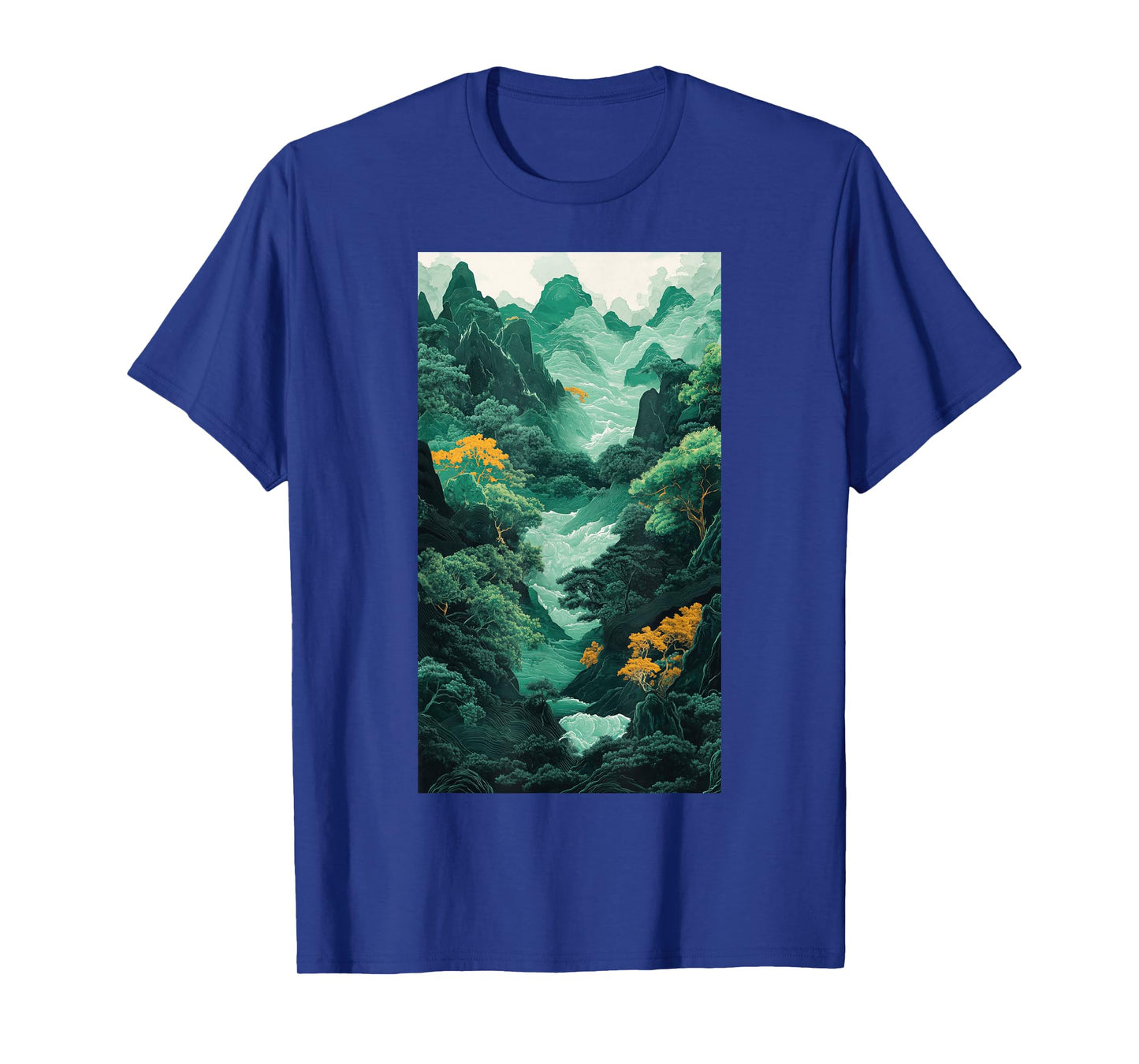 Jade Art Landscape Mountain landscape Nature art T-Shirt