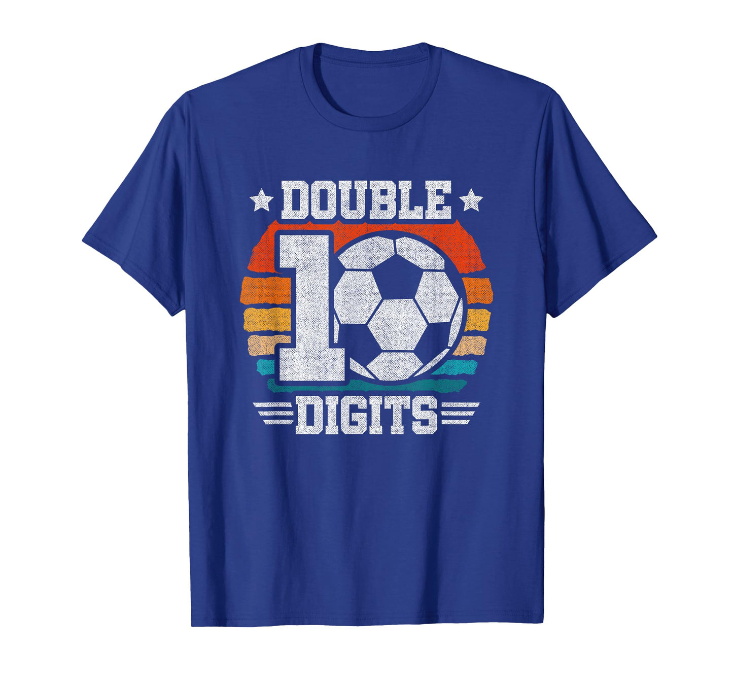 Soccer Birthday - Double Digits 10 Year Old - 10th Birthday T-Shirt