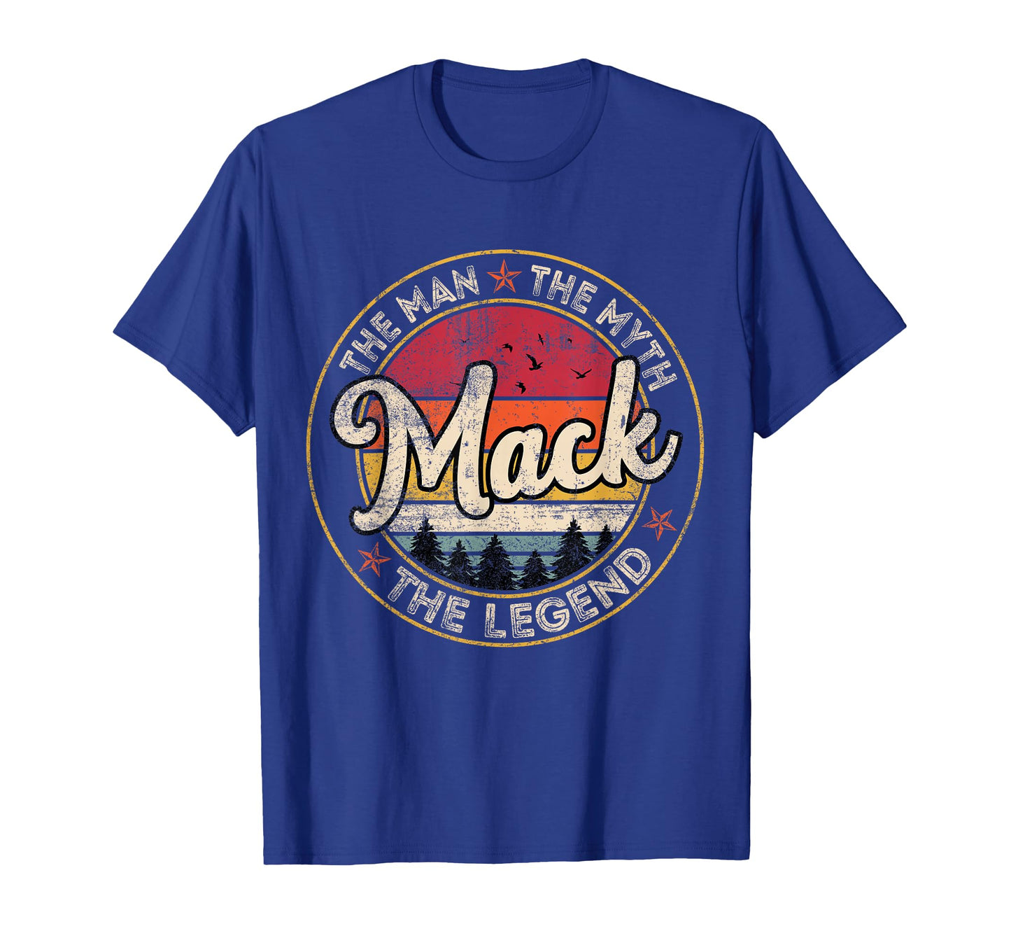 Mack The Man The Myth The Legend Personalized Name T-Shirt