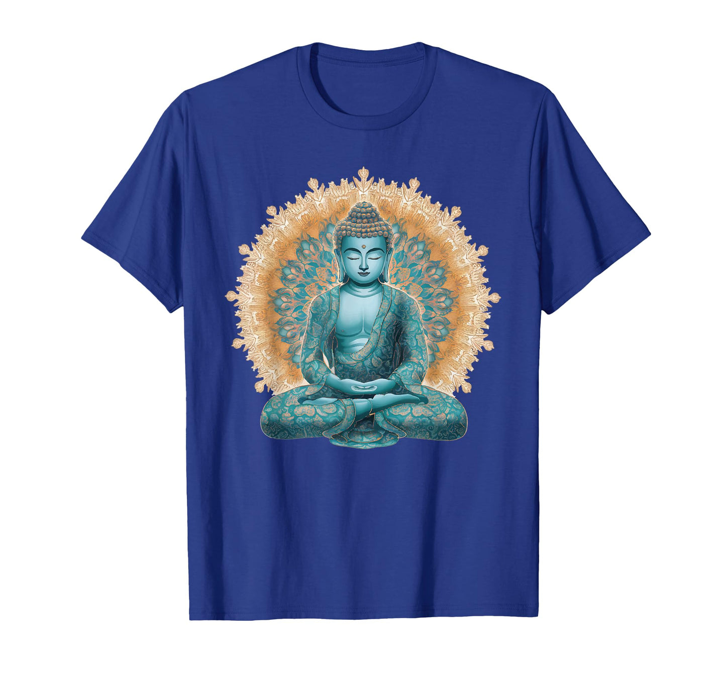 Buddha Statue Yoga Meditation Mandala Buddhism Mindfulness T-Shirt