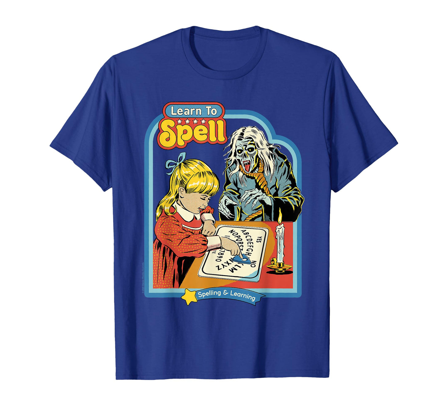 Learn to Spell Sarcastic Ghost Retro Funny Adult Humor T-Shirt