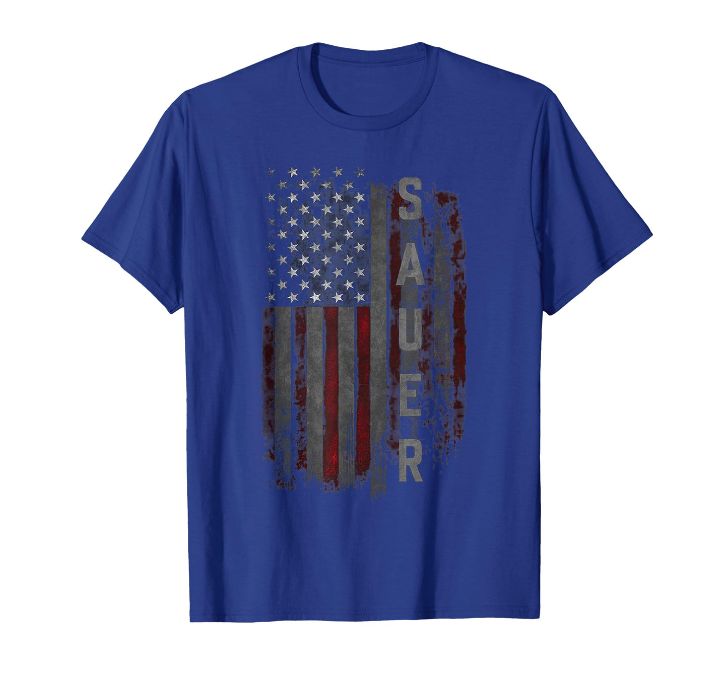 SAUER Family American Flag T-Shirt