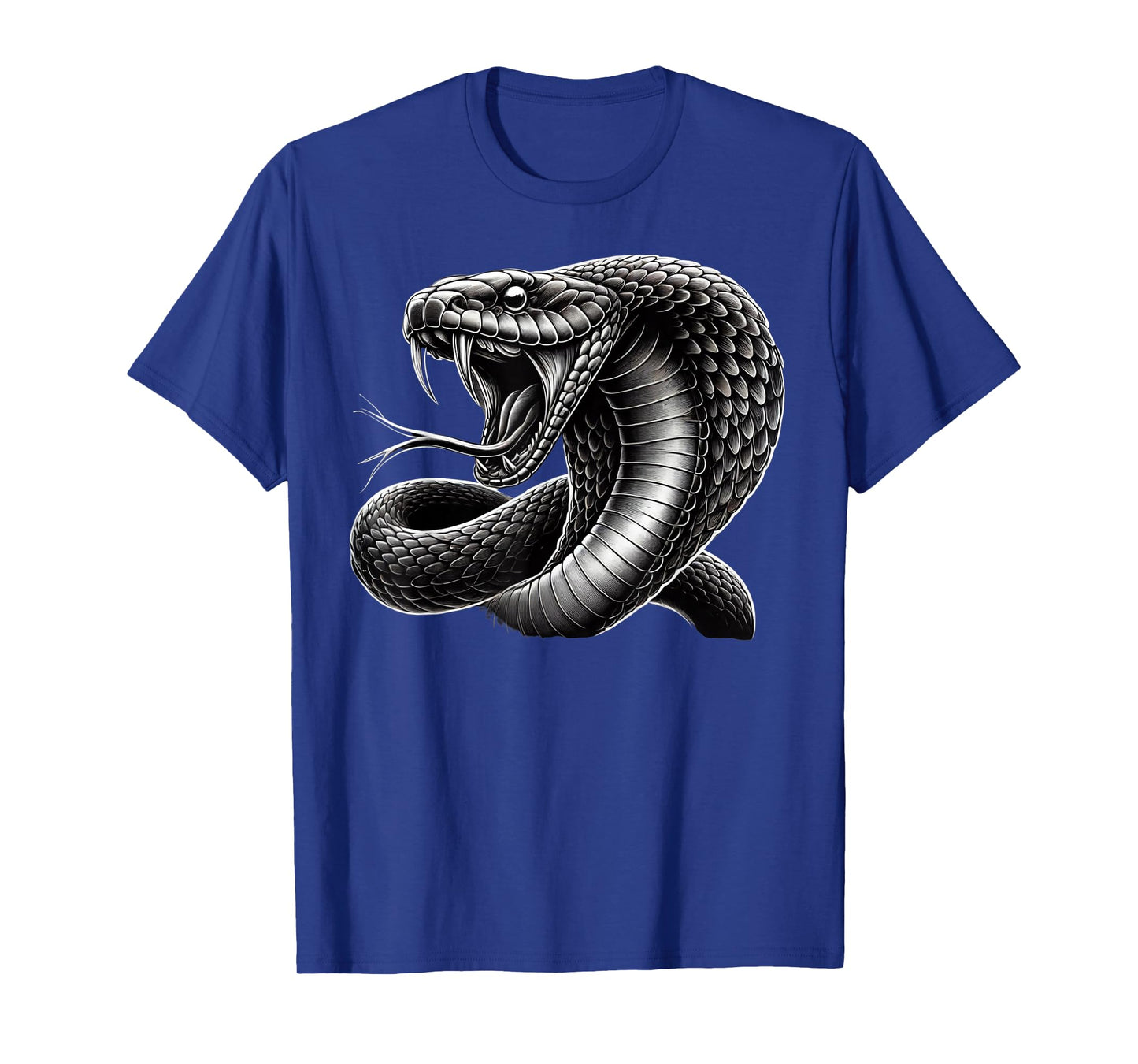 King Cobra Striking Pose Fierce Snake Lovers King Cobra T-Shirt