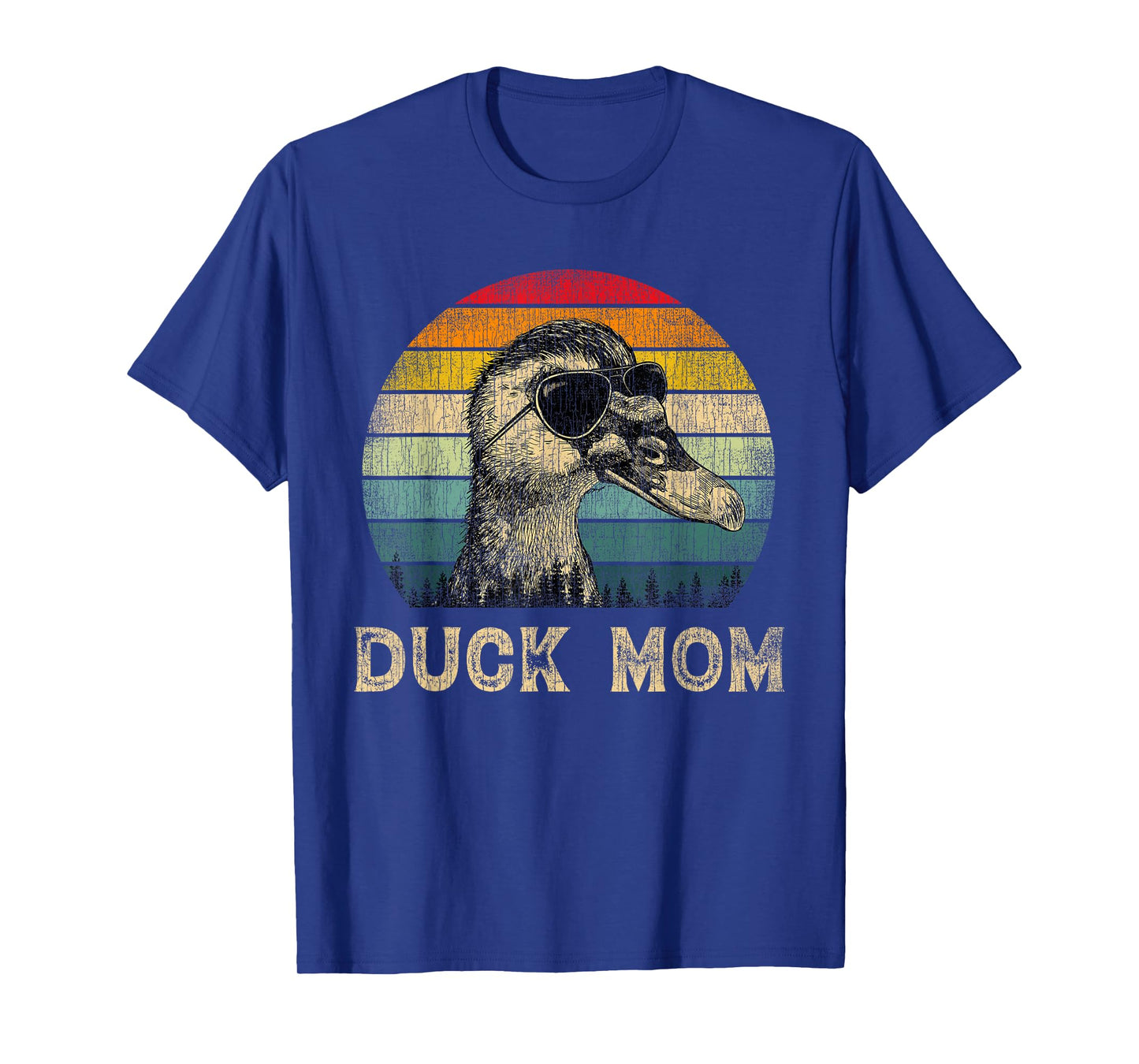 Vintage Duck Mom Duck Lovers Mommy Mother's Day T-Shirt