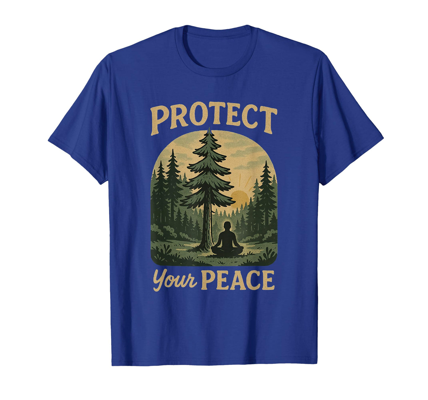 Protect Your Peace Mental Health Awareness Nature T-Shirt