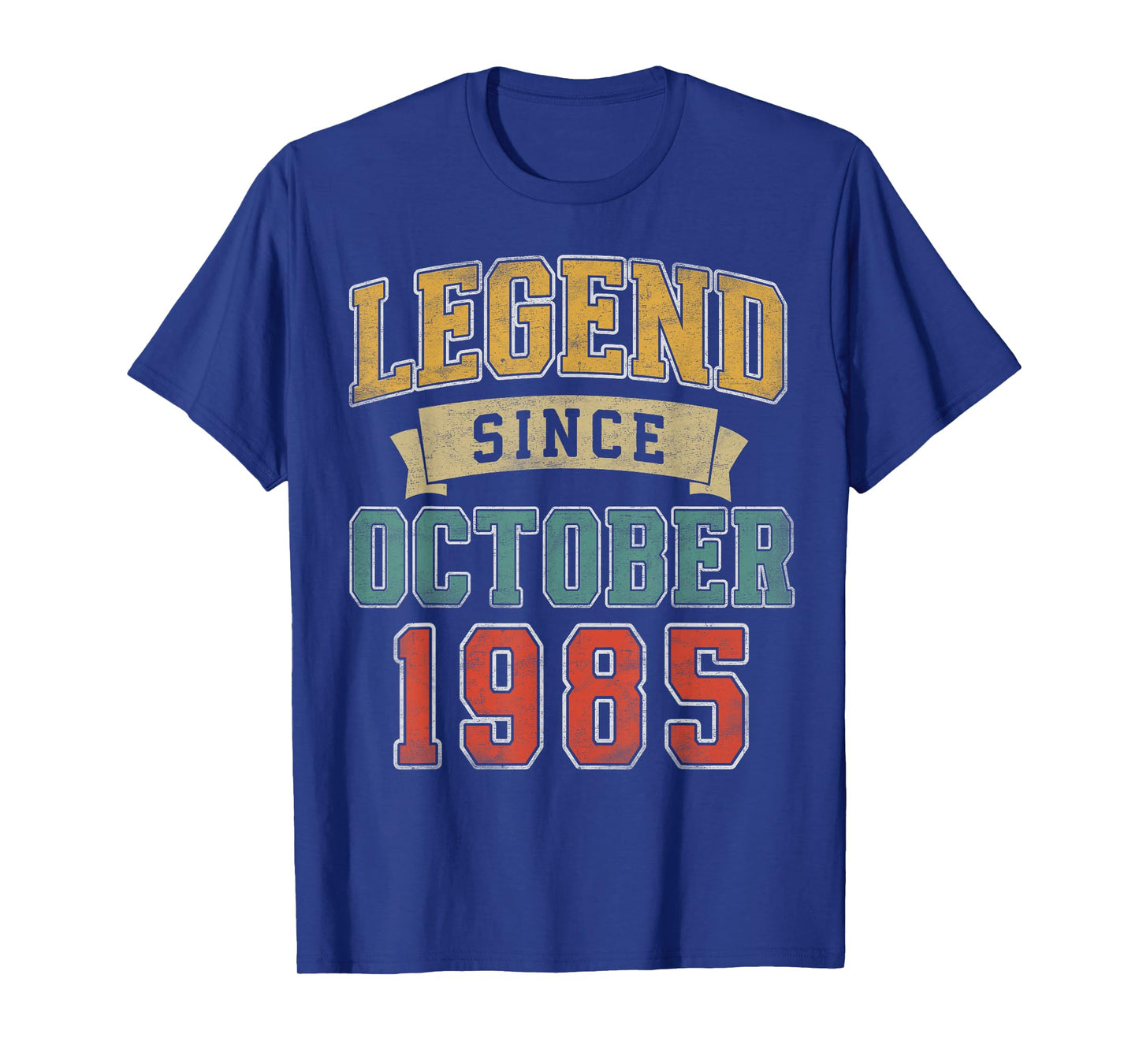 Legend October 1985 40th Birthday Men Women 40 Year Old T-Shirt