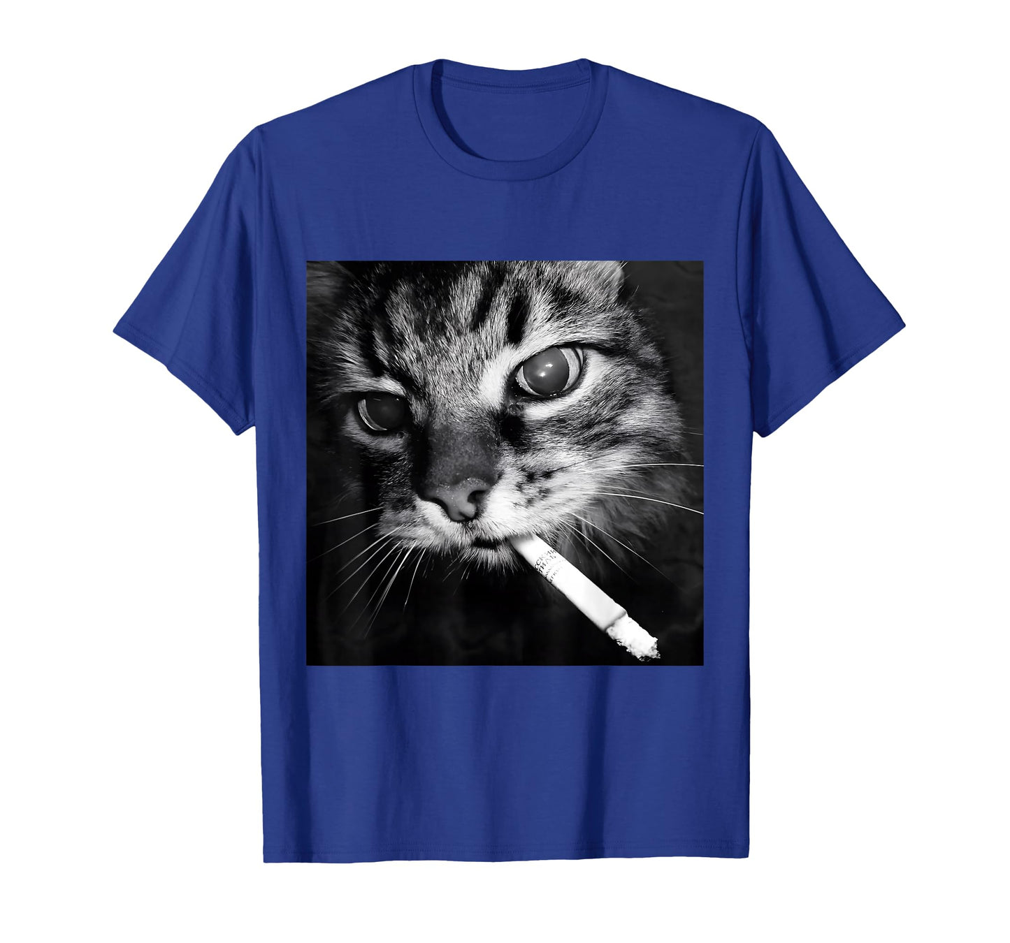 Cigarette Kitten Funny Smoking Cat Meme Stupid Brainrot T-Shirt