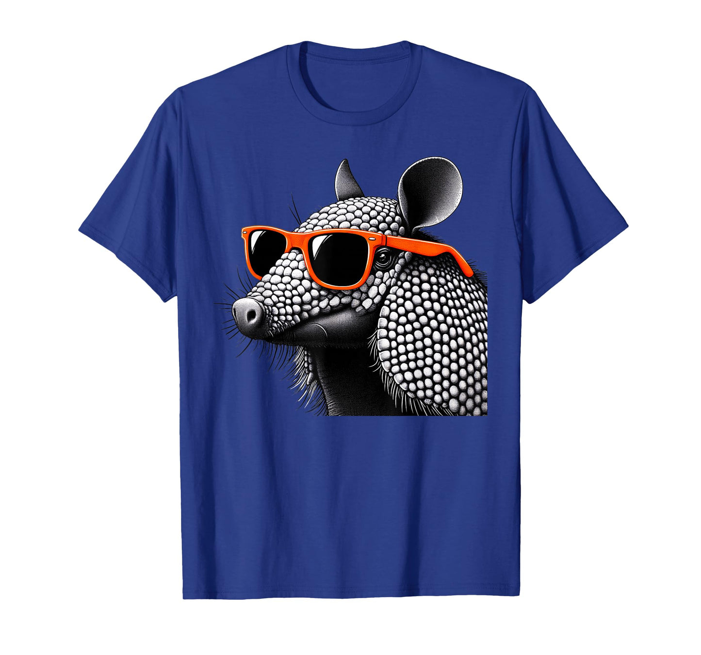 Cool Armadillo Wearing Sunglasses Graphic Art T-Shirt