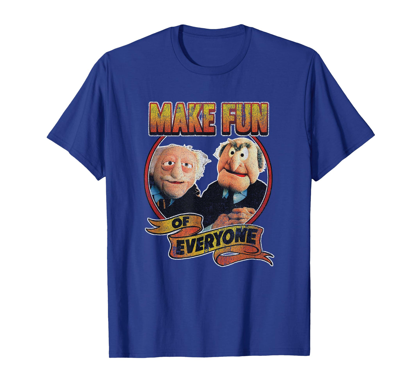 Disney The Muppets Make Fun Of Statler Waldorf Vintage Shot T-Shirt