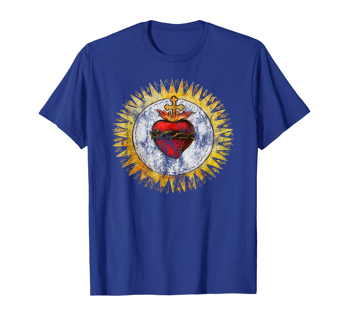 Sacred Heart of Jesus Christ Vintage Christian T-Shirt T-Shirt