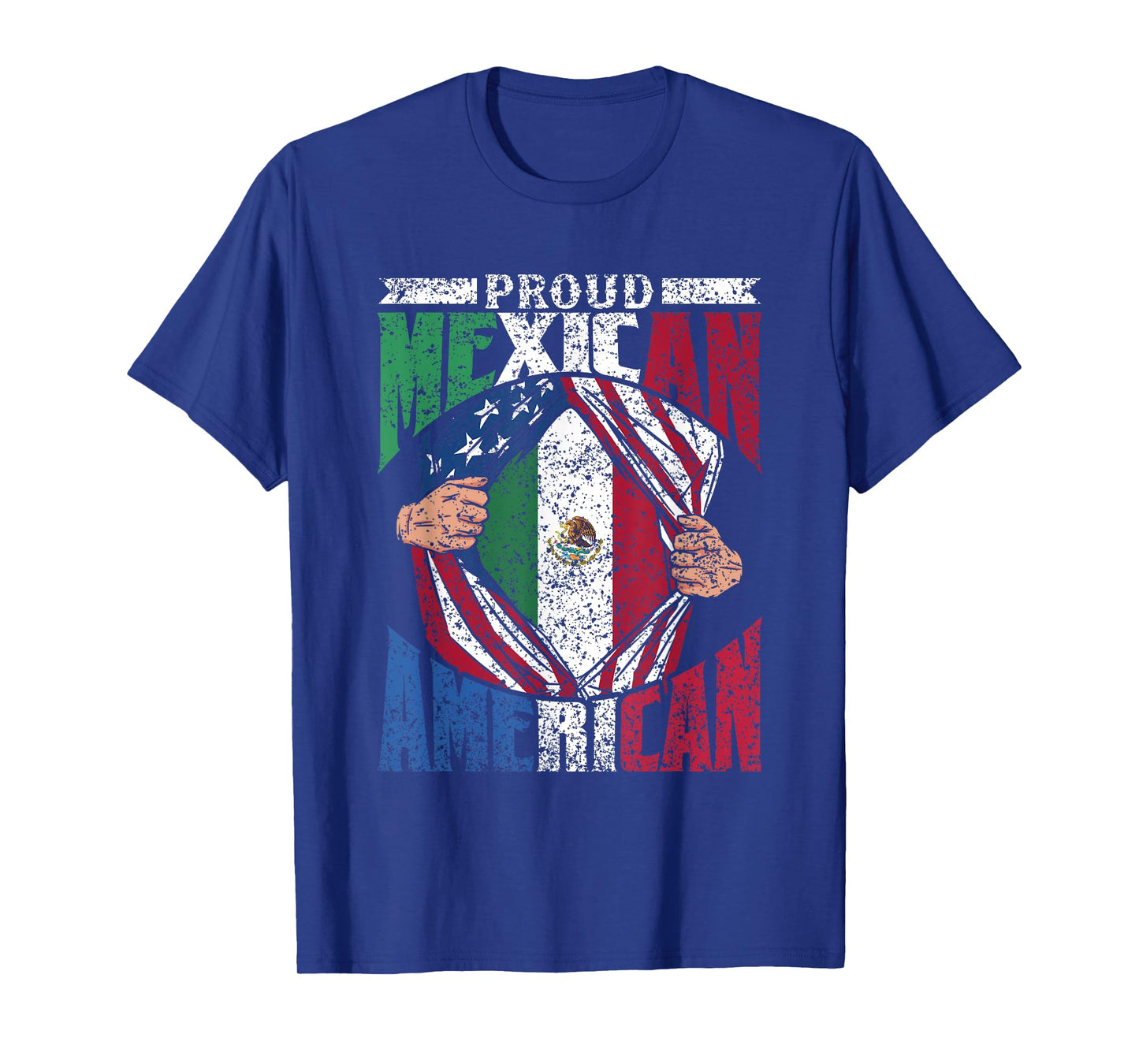 Proud Mexican American America Mexico Usa Mexican American T-Shirt