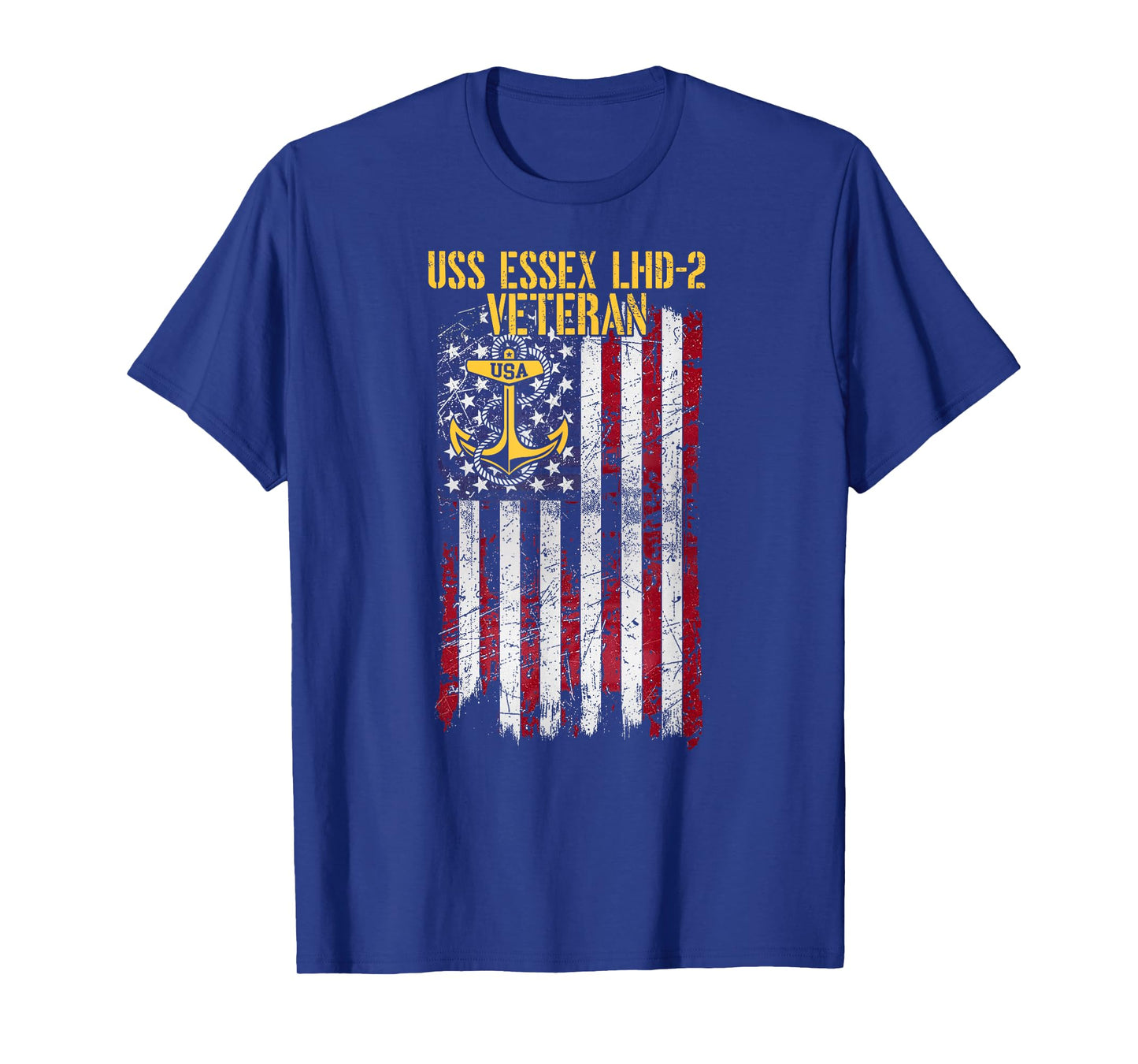 USS Essex LHD-2 Amphibious Assault Ship Veteran T-Shirt