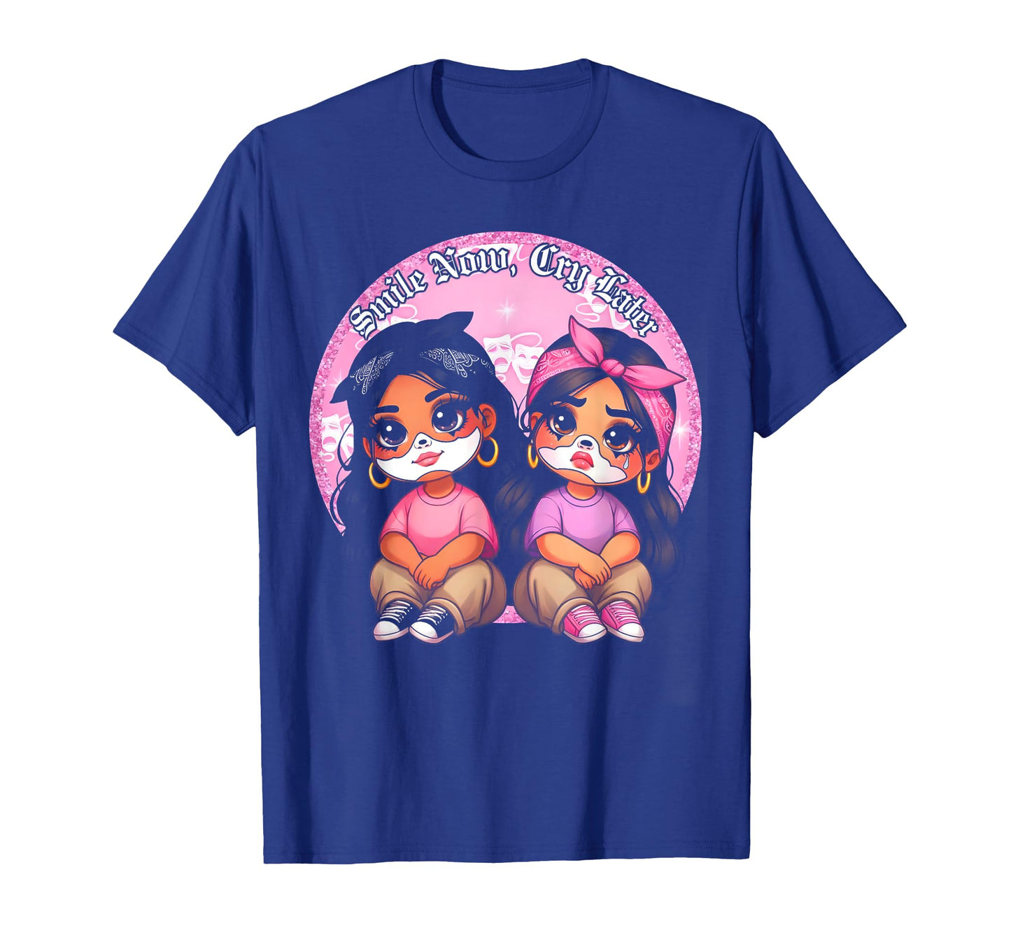 Smile Now Cry Later Chicana Girls T-Shirt