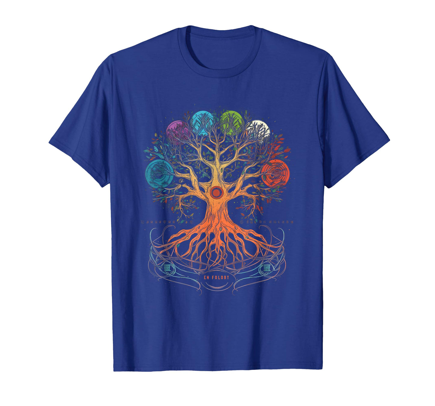 Yggdrasil Tree of Life with Moon Phases T-Shirt