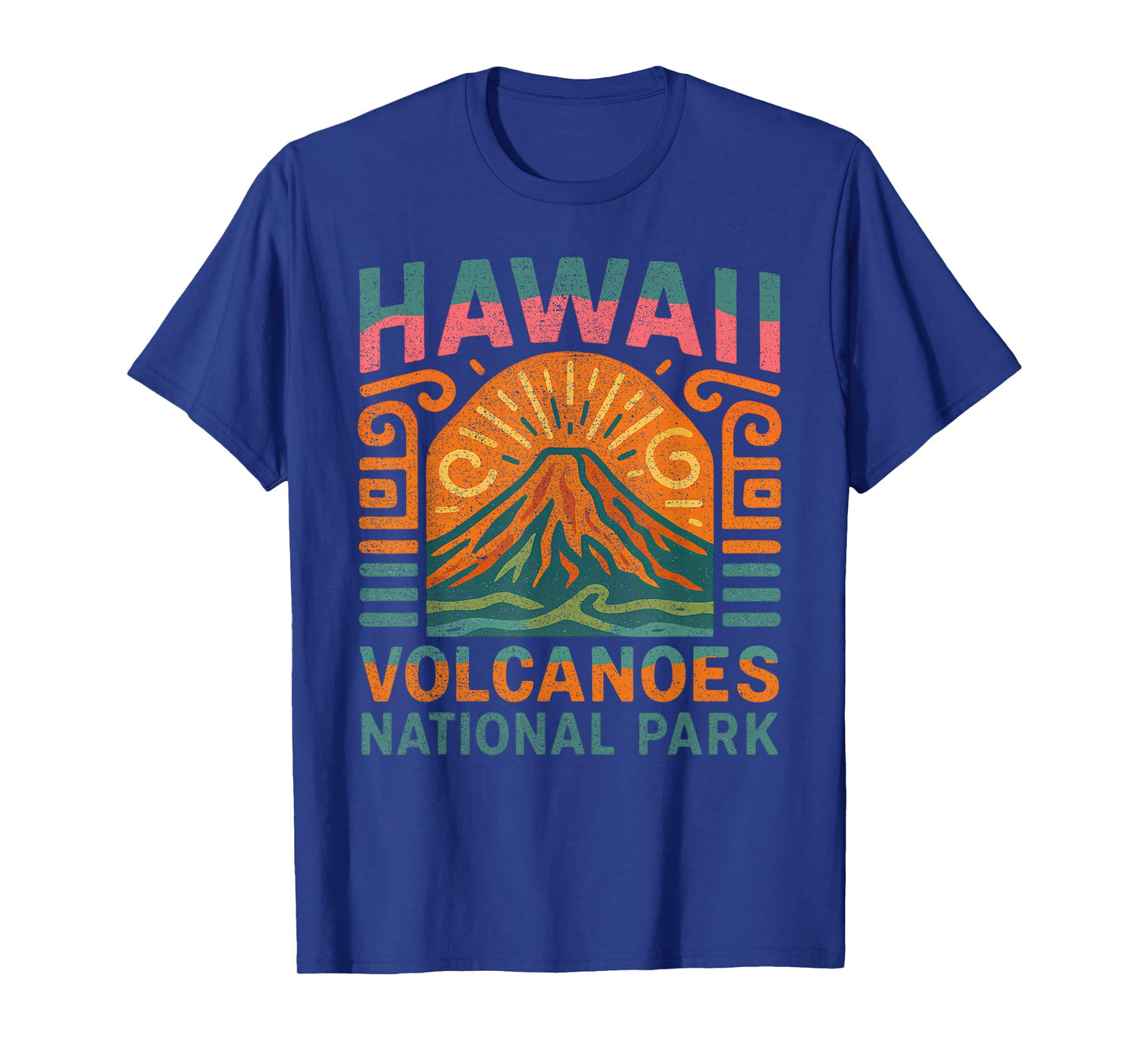 Vintage Hawaii Volcanoes National Park Retro T-Shirt