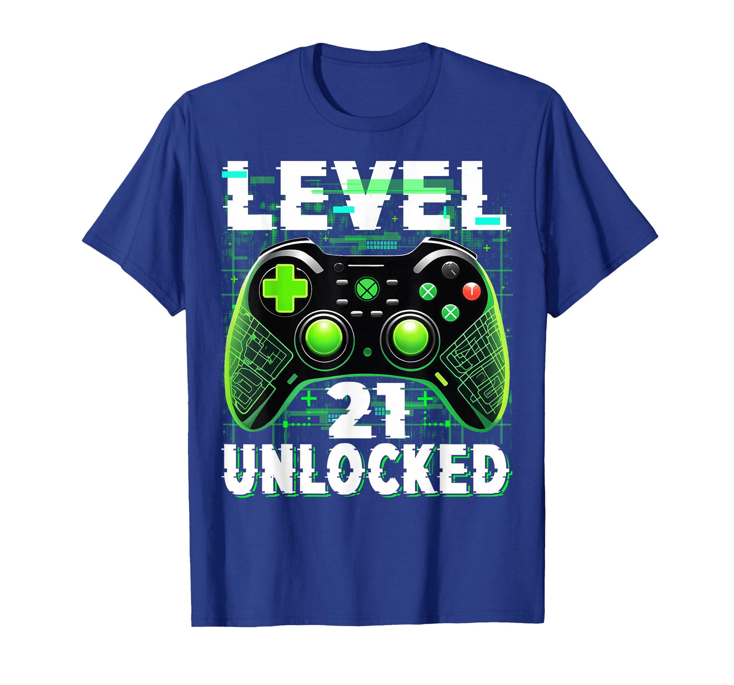Level 21 Unlocked Shirt Funny Video Gamer Geek 21st Birthday T-Shirt