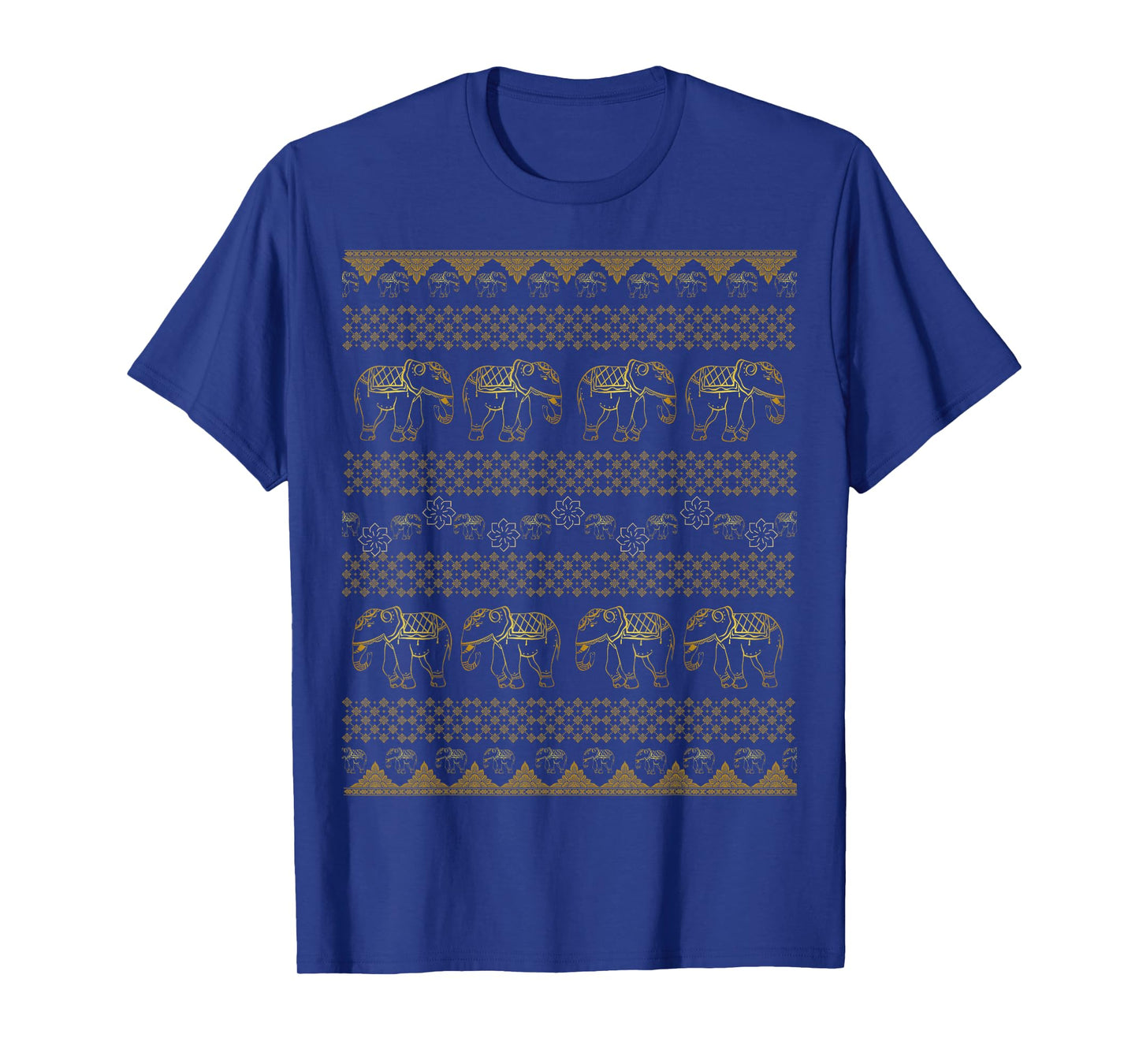 Thai Chang Pants Elephant Hippie Boho Yoga Palazzo Mandala T-Shirt