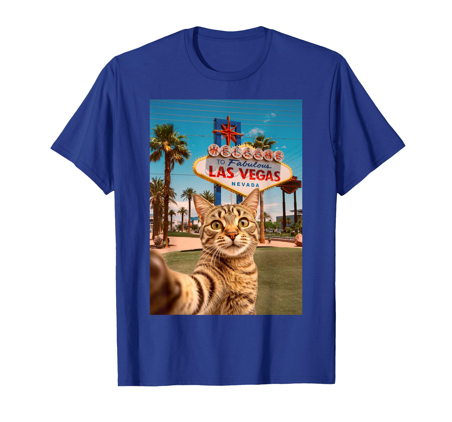 Funny Cat Selfie Las Vegas T-Shirt
