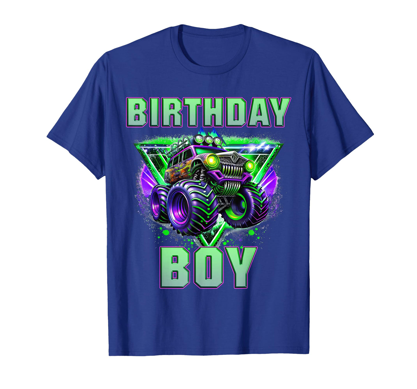 Birthday Boy Monster Truck Are My Jam Shirt Bday Party Kids T-Shirt