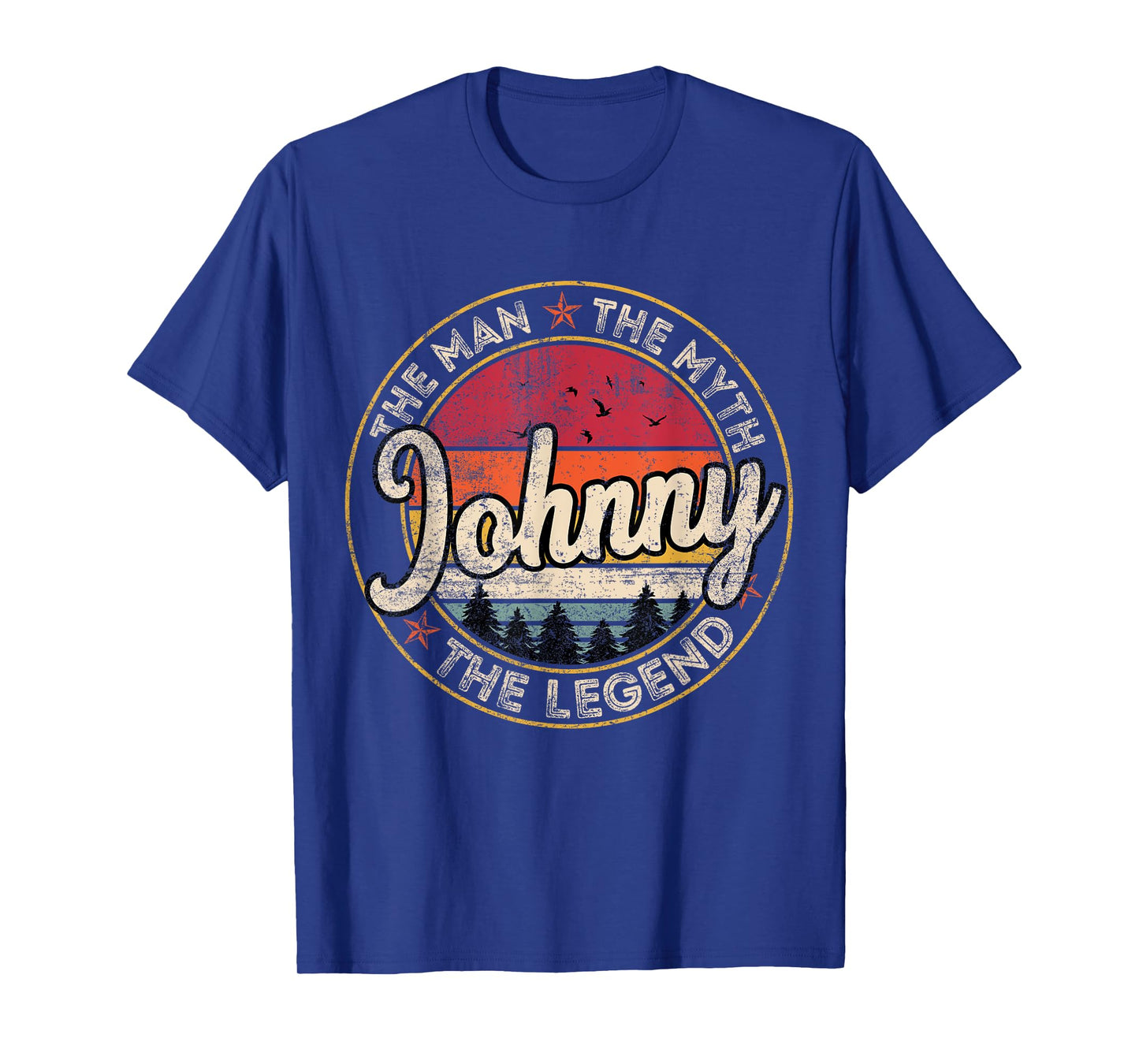 Johnny The Man The Myth The Legend Personalized Name T-Shirt