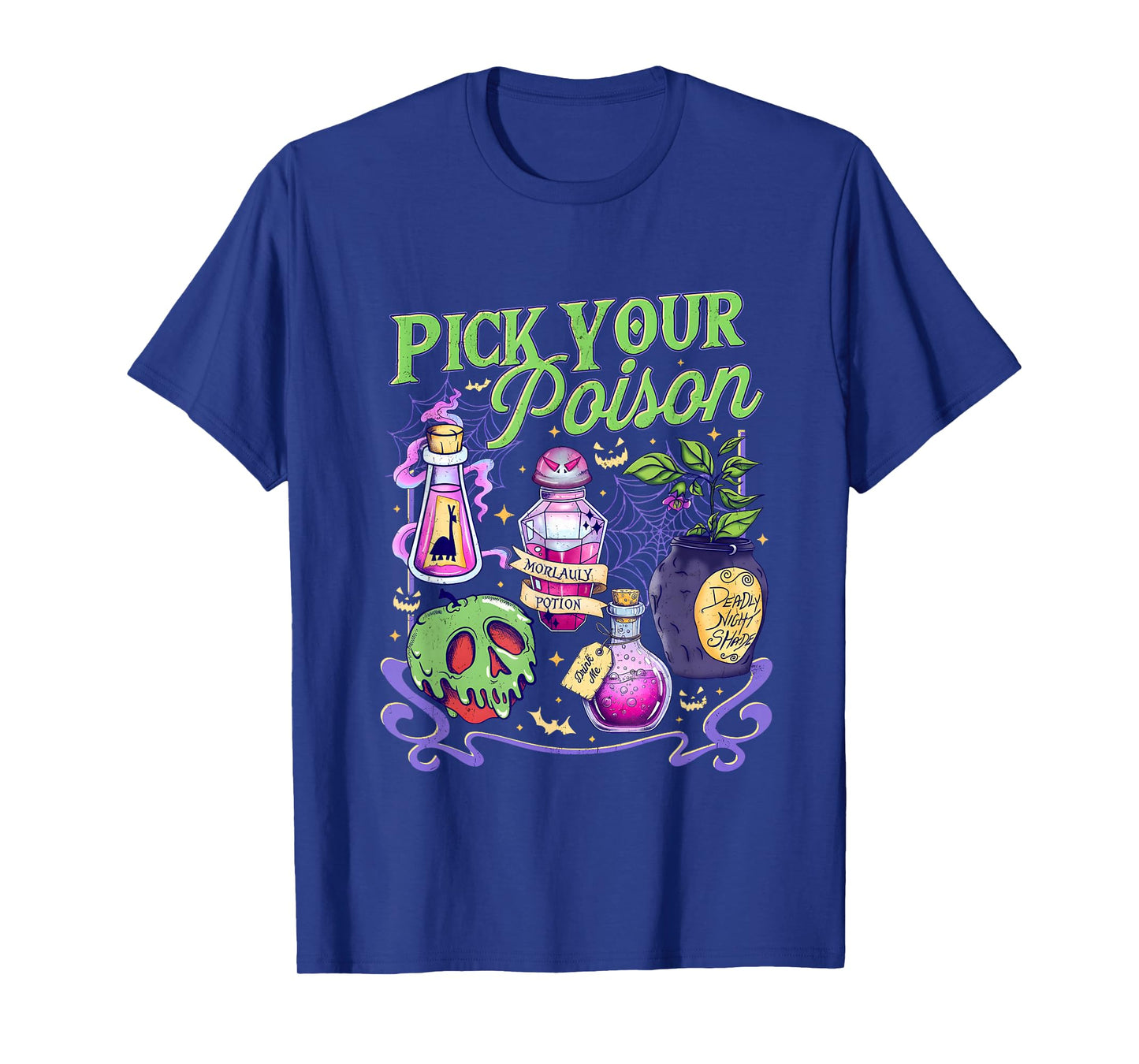 Pick Your Poison Vintage Princess Halloween T-Shirt