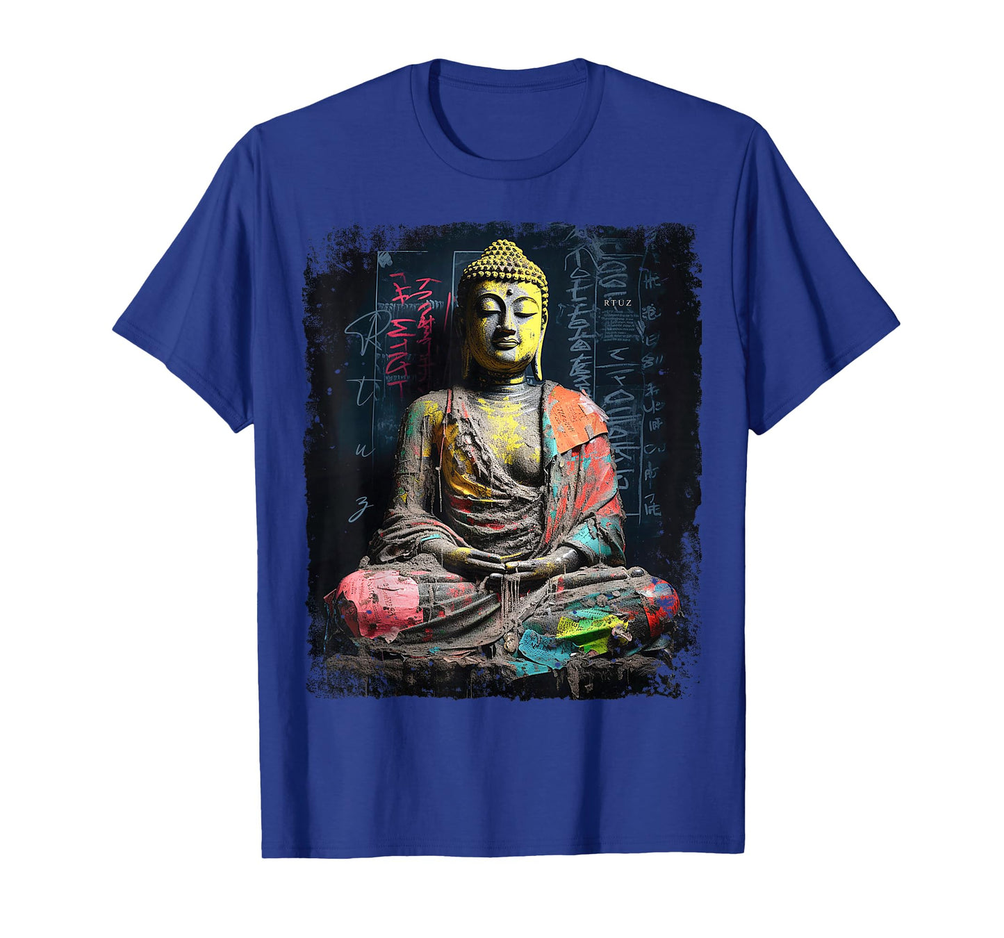 Hip Hop Y2K Vintage Hipster Retro Edgy Streetwear Buddha T-Shirt