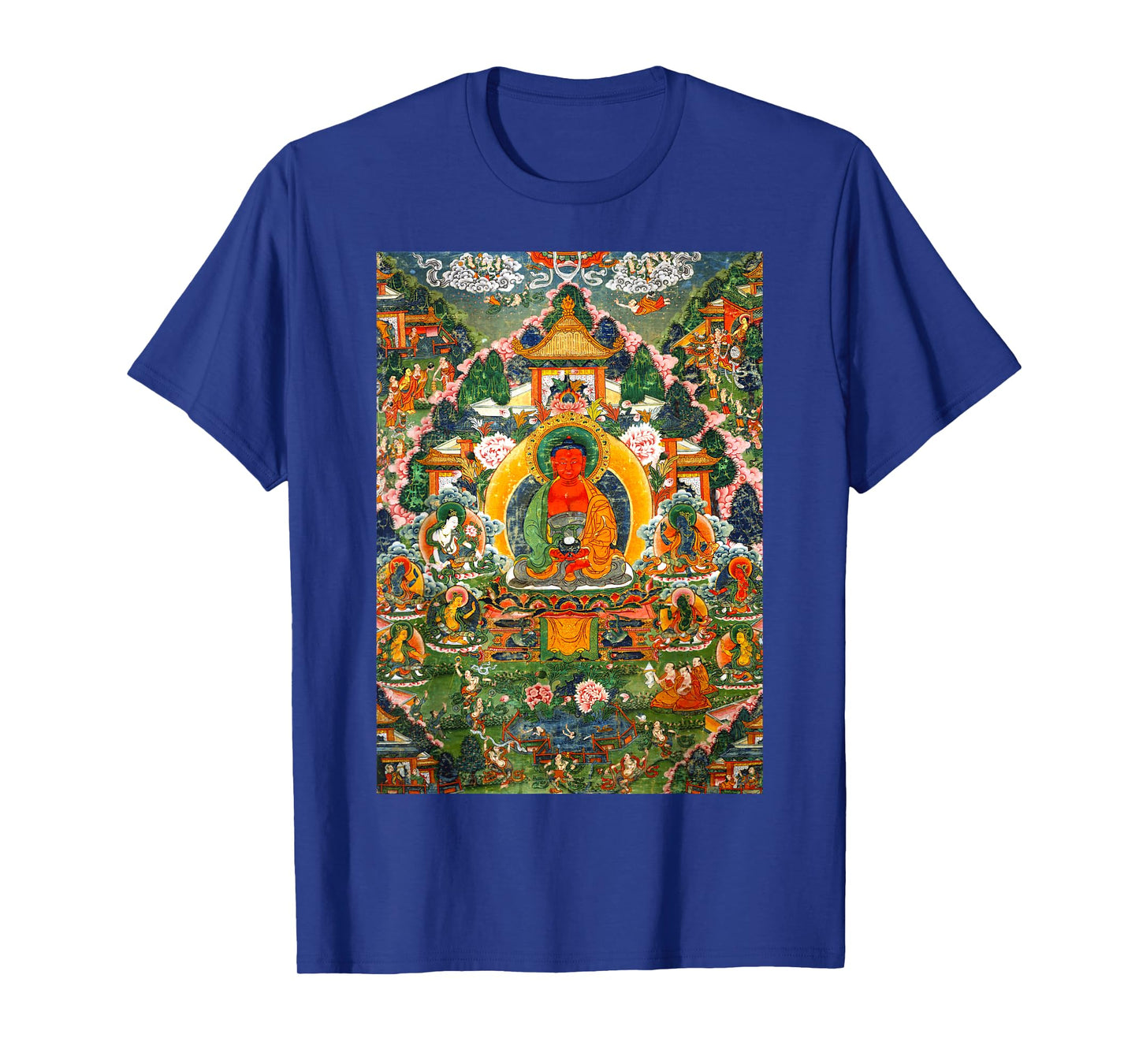 Buddha Amitabha Tibetan Buddhist Thangka Mandala Buddhism T-Shirt