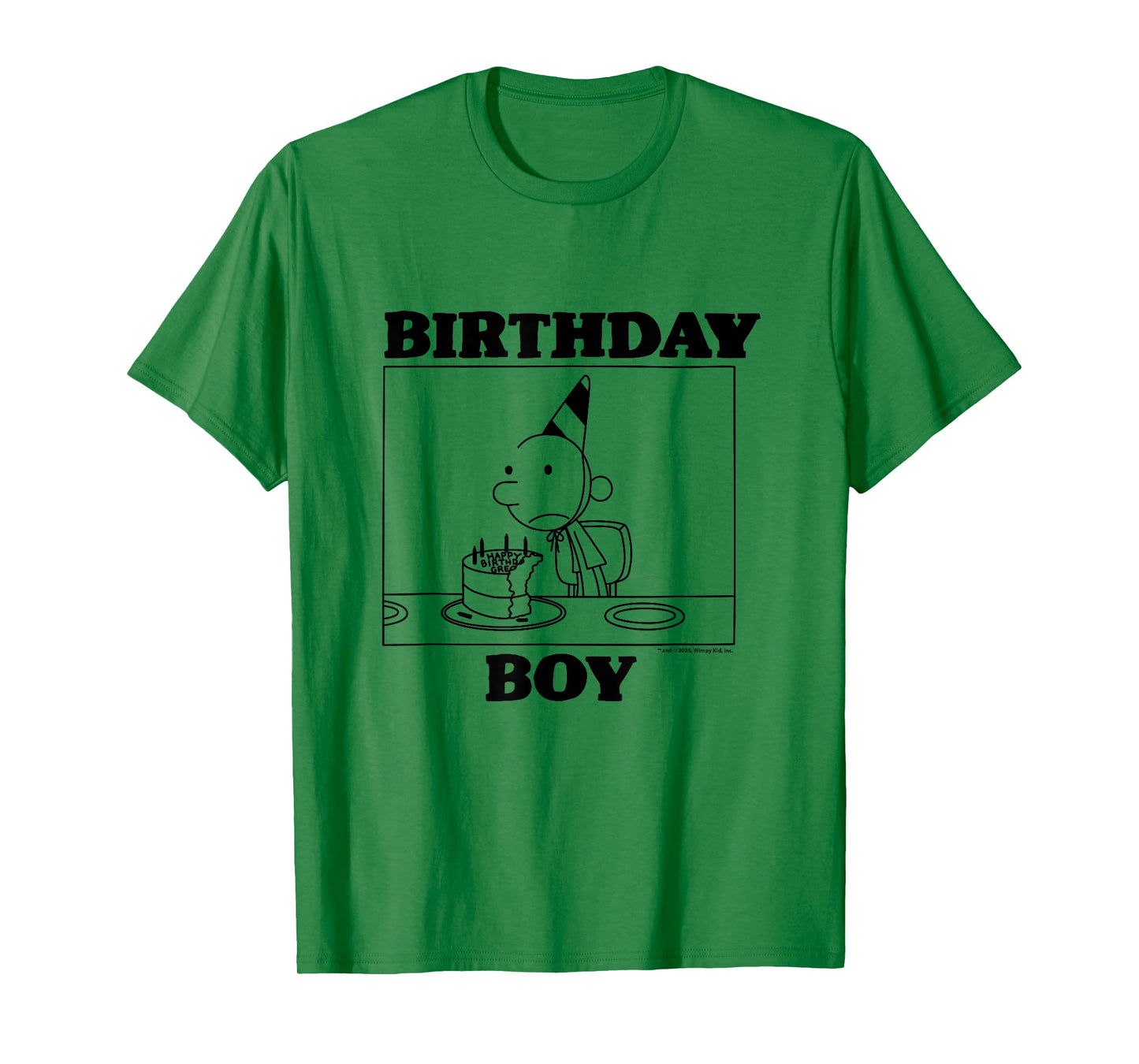 Diary of a Wimpy Kid Greg Birthday Boy Comic Panel T-Shirt