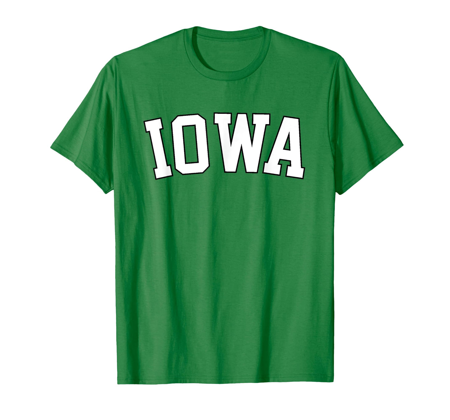 Retro Iowa Tee Vintage Iowa Black Gold Iowa Throwback Design T-Shirt