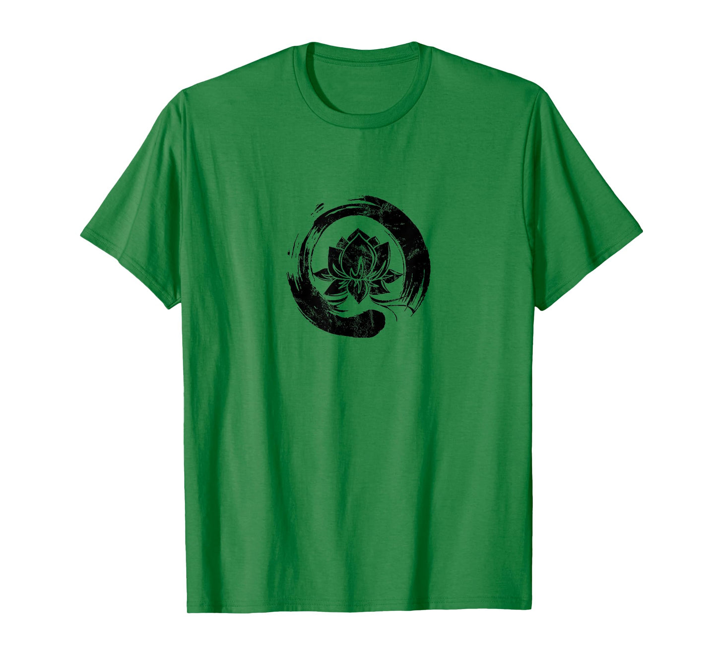 Enso Zen Circle of Enlightenment Lotus Vintage T-shirt