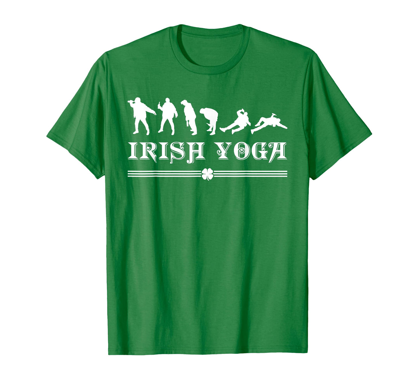 Irish Yoga St Patrick's Day Drinking Team Gift for Drunk Men T-Shirt