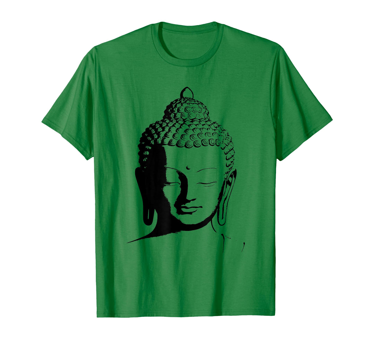 Zen Buddha Head Buddhism Graphic Meditation Spiritual Design T-Shirt