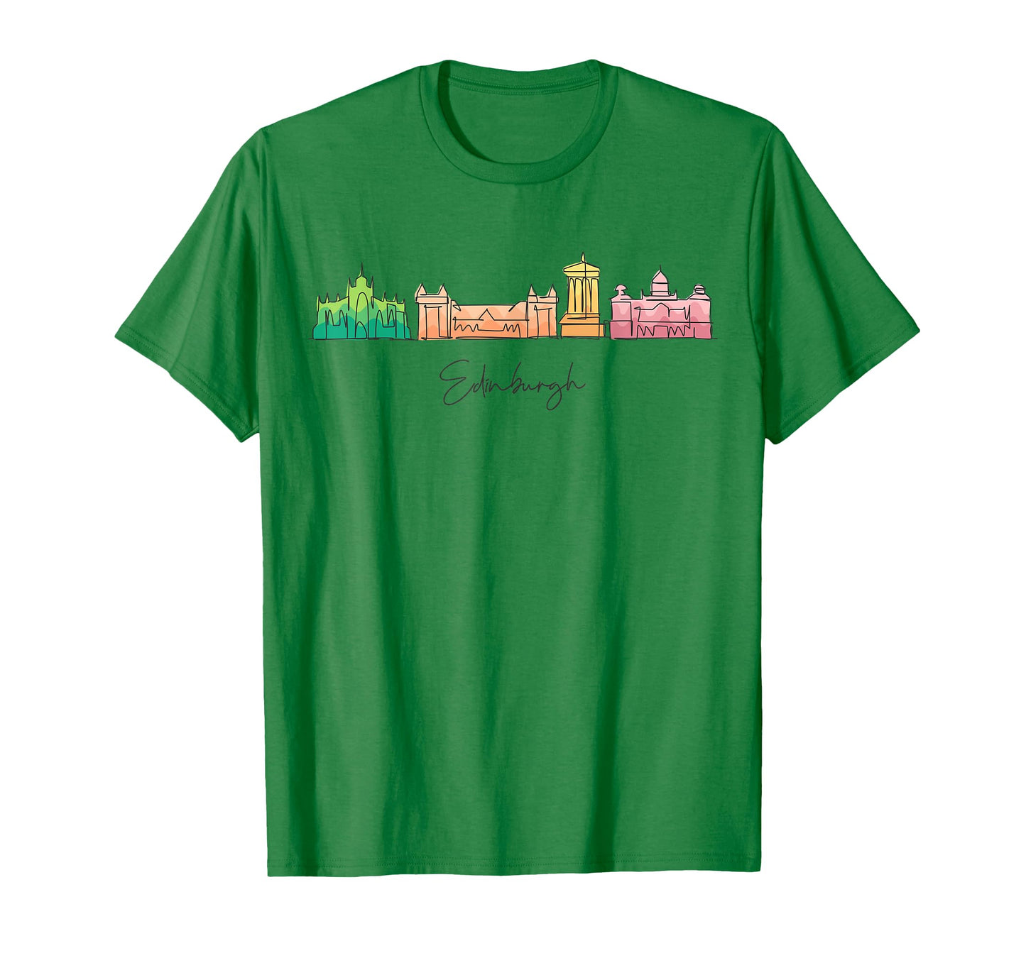 Travel Europe Scotland Edinburgh United Kingdom Vacation Tee T-Shirt