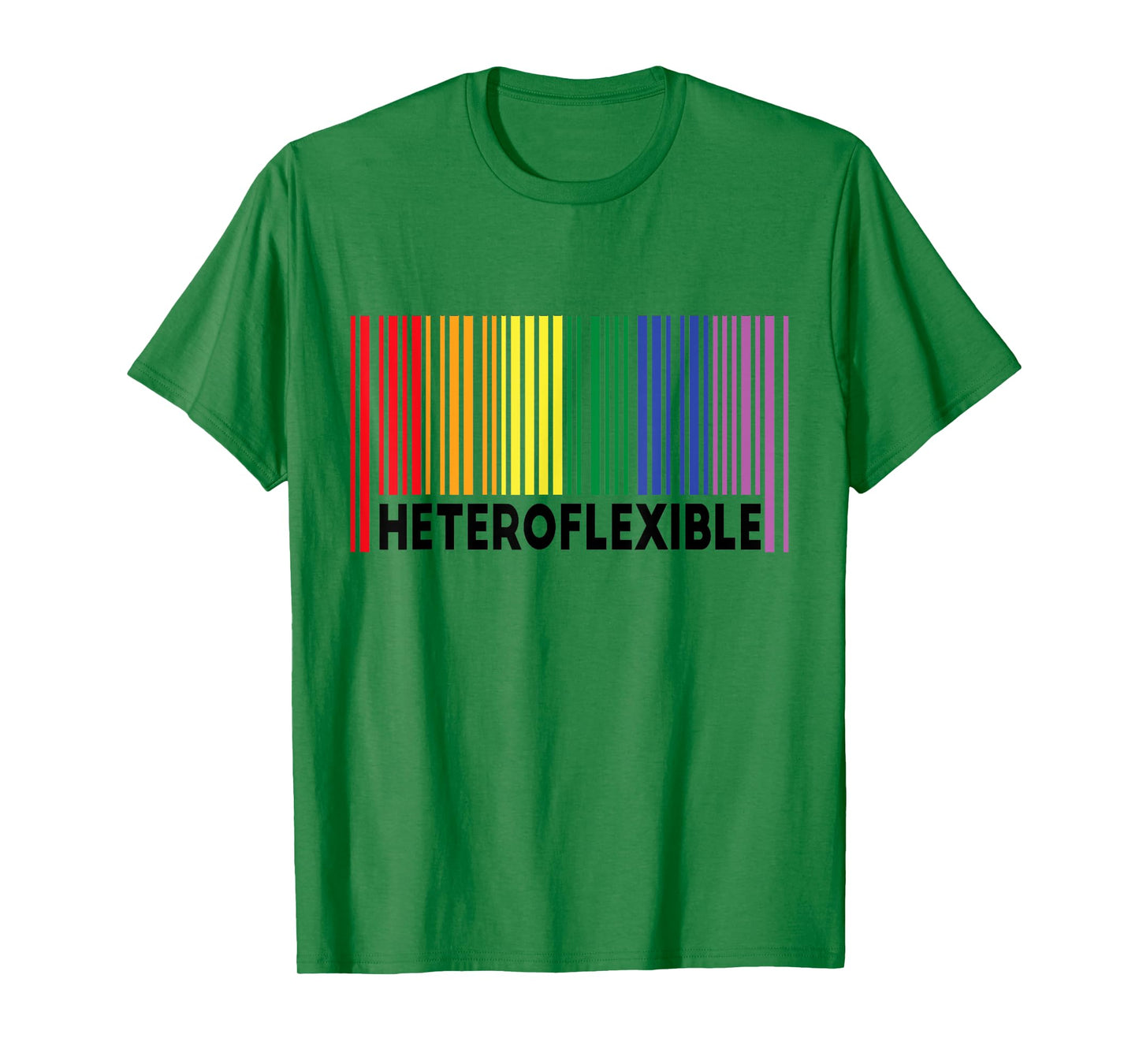 Heteroflexible Funny Yoga Unicorn Queer Ally Gay Pride Stuff T-Shirt