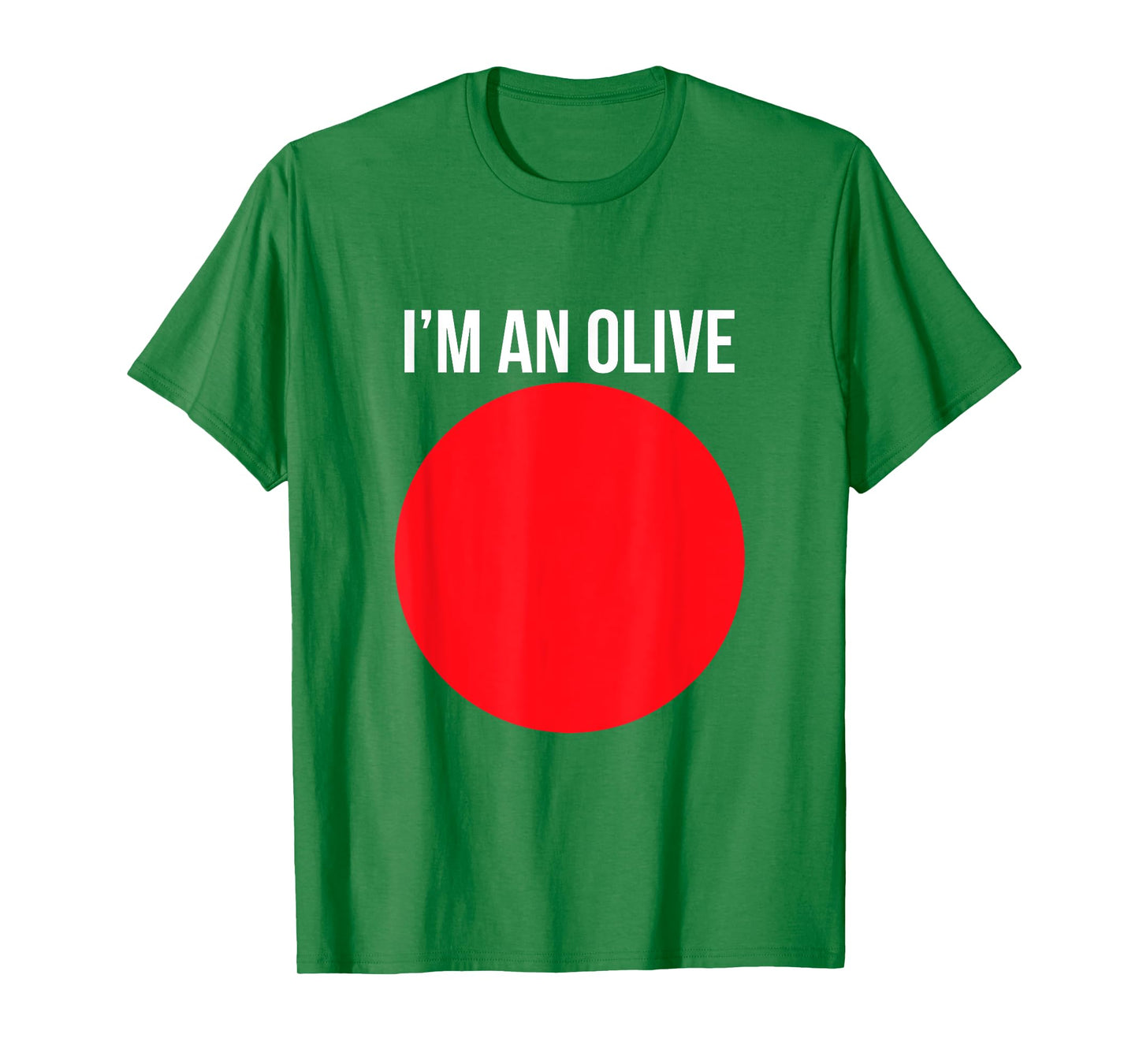 I'm An Olive Funny Lazy Halloween Costume Novelty T-Shirt