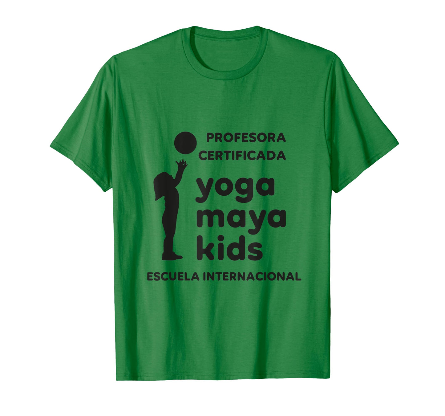 Yoga Maya kids Certified Teacher T-Shirt, Unisex-Adult, Educators, Children, Grey, Small, Short Sleeve, T-Shirt