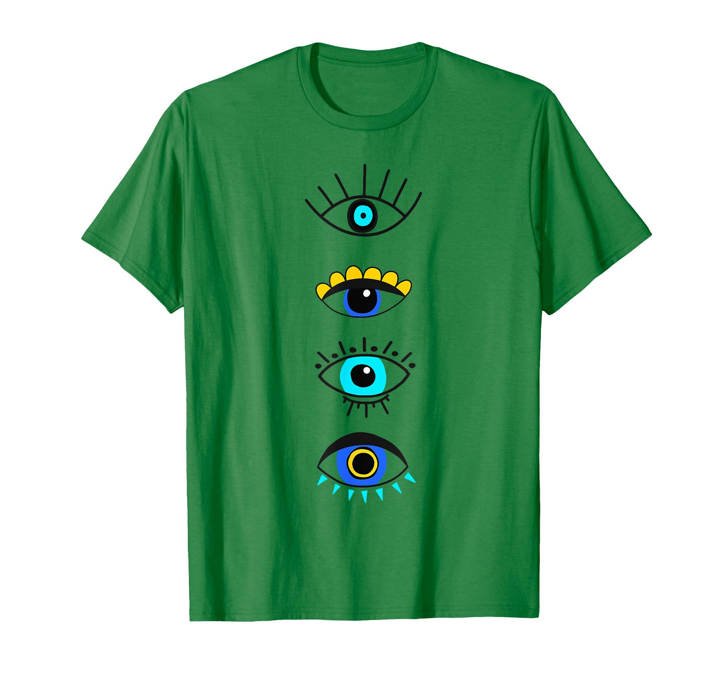 Evil Eye Curse Protection Seeing Eyes Nazar Mati Evil Eye T-Shirt