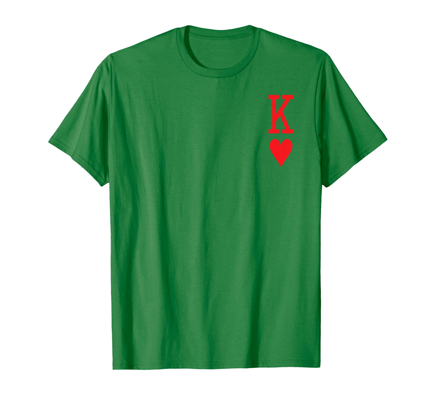 King of Hearts and Queen of Hearts Couples Matching Pajama T-Shirt