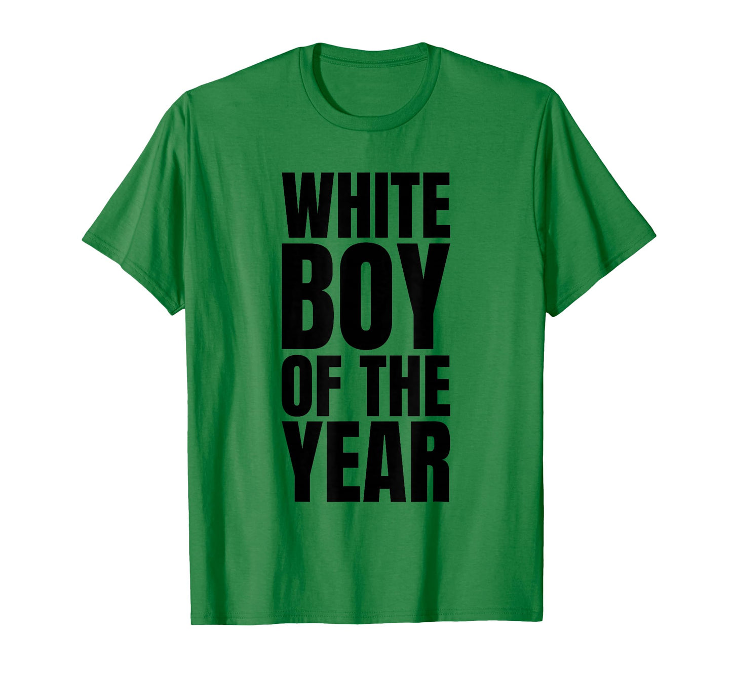White Boy Of The Year For Men Boys Kids Funny Graphic T-Shirt