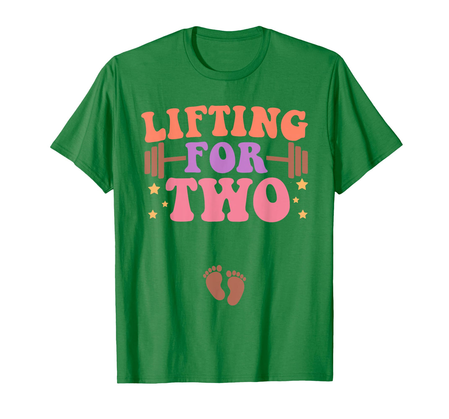 Lifting For Two Funny Pregnancy Gym Workout Expecting Mom T-Shirt