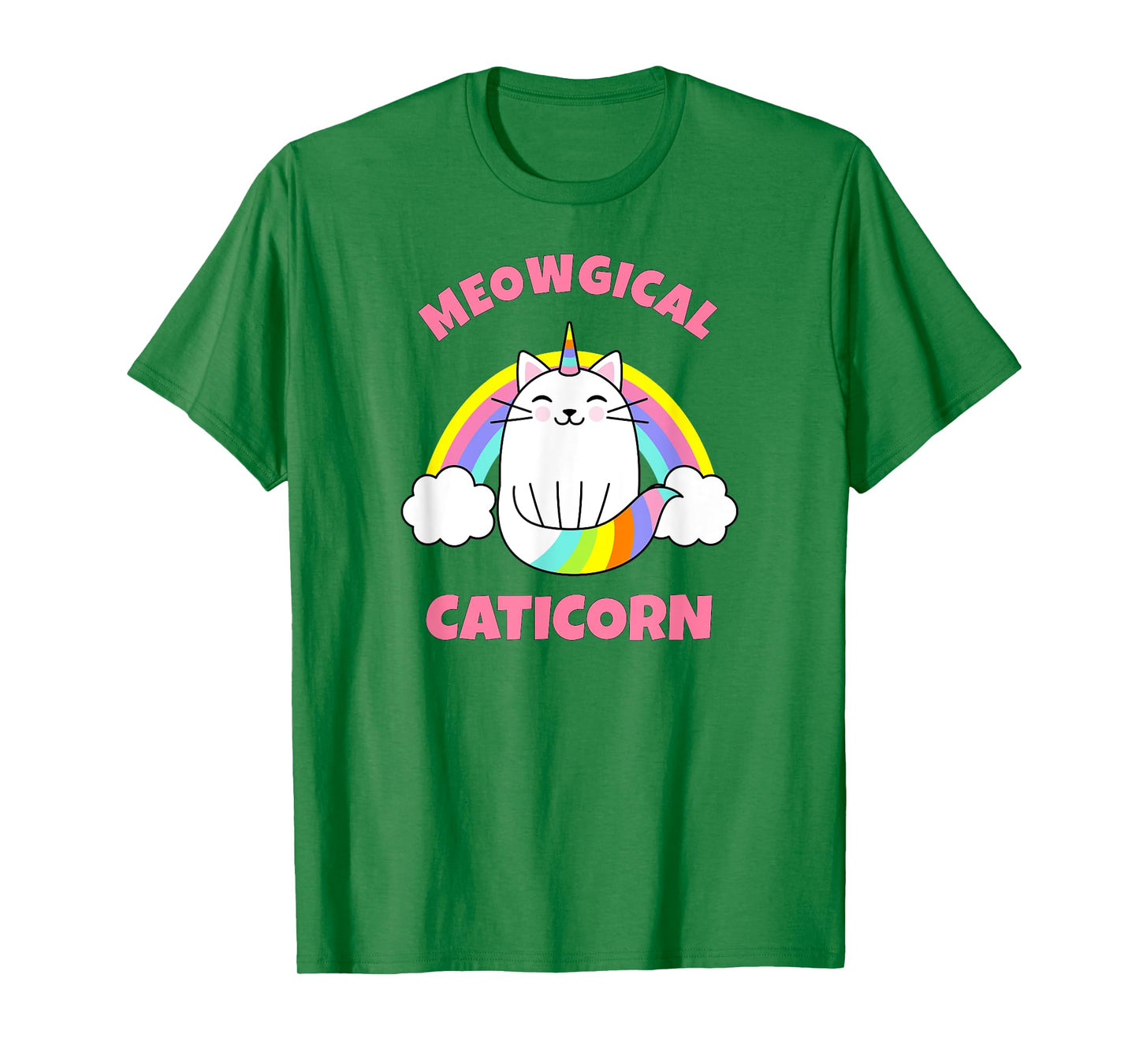 Caticorn Rainbow T-Shirt Meowgical Cat Unicorn Kittycorn Tee