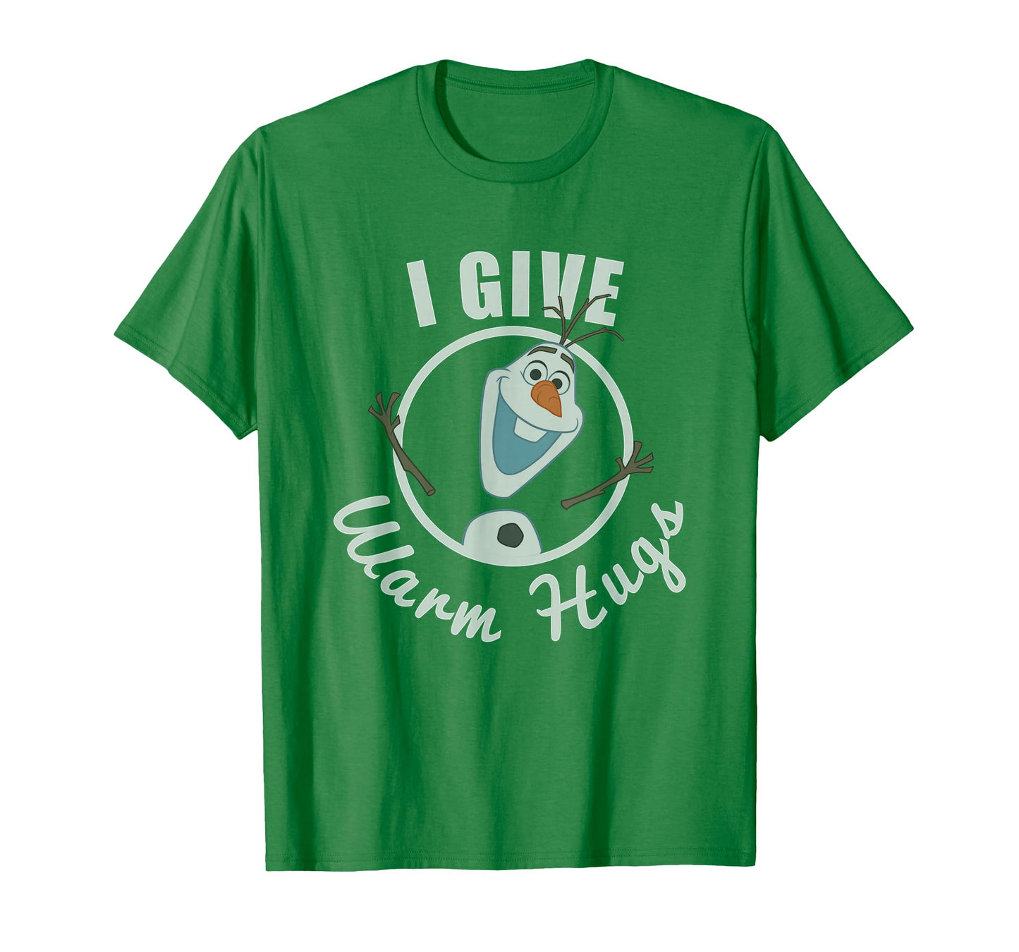 Disney Frozen I Give Warm Hugs Olaf Portrait Vintage T-Shirt