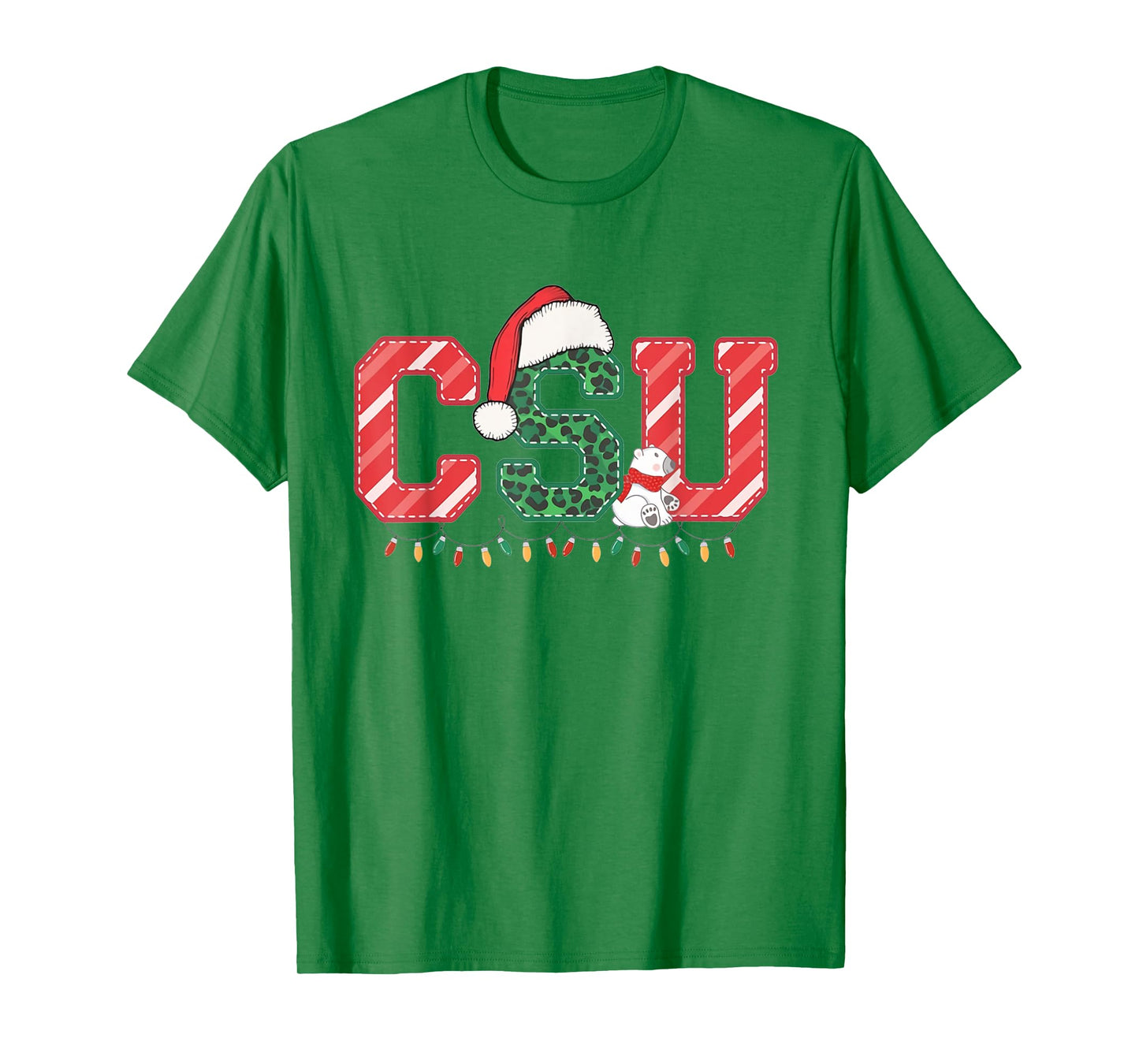 CSU Nurse Christmas Cardiac Service Unit Nurse RN CVICU T-Shirt