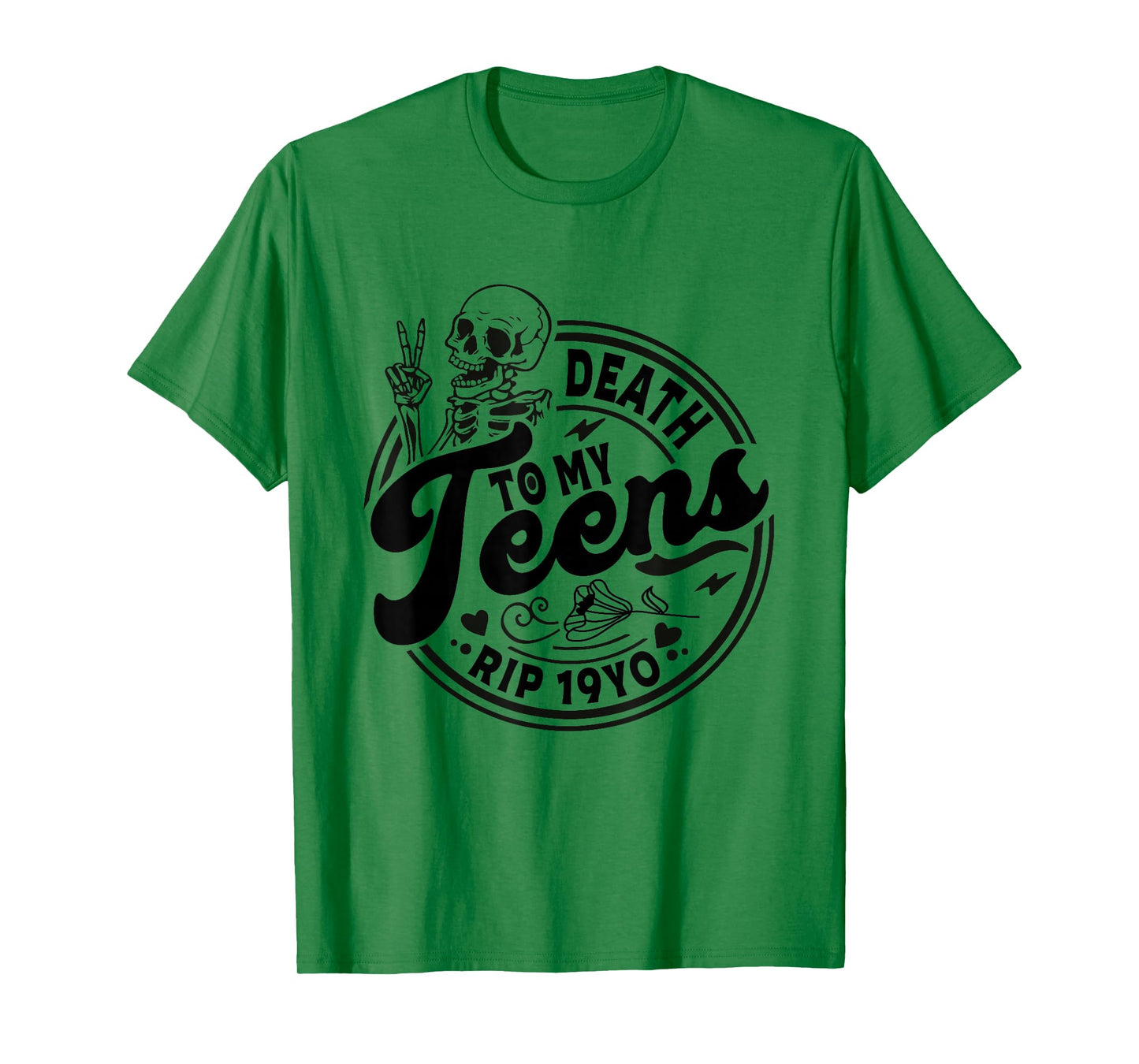 Funny Death To My Teens R.I.P Turning Twenties 20th Birthday T-Shirt