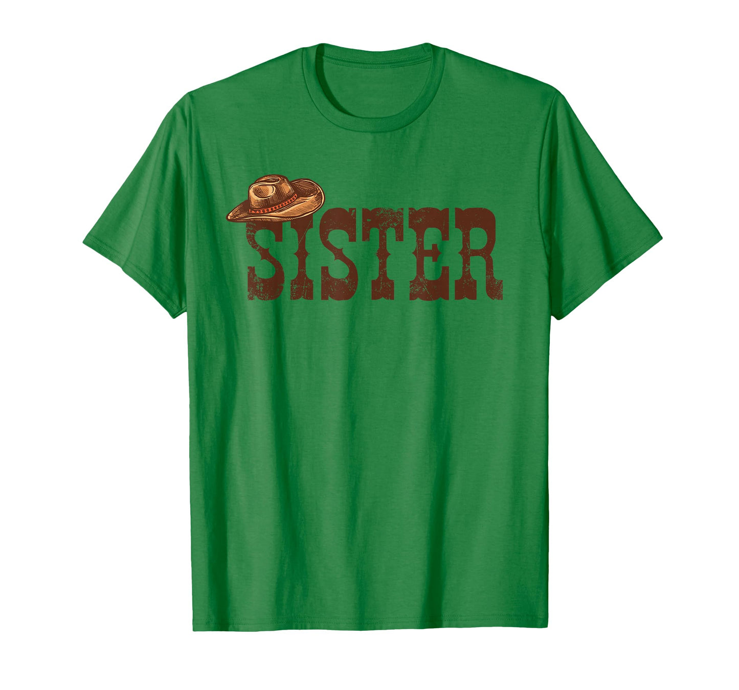 Sister Western Family Matching Birthday Cowboy Cowgirl T-Shirt