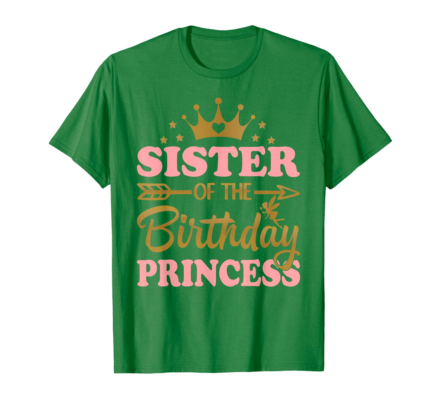 Sister of The Birthday Princess Themed Family Girl Birthday T-Shirt