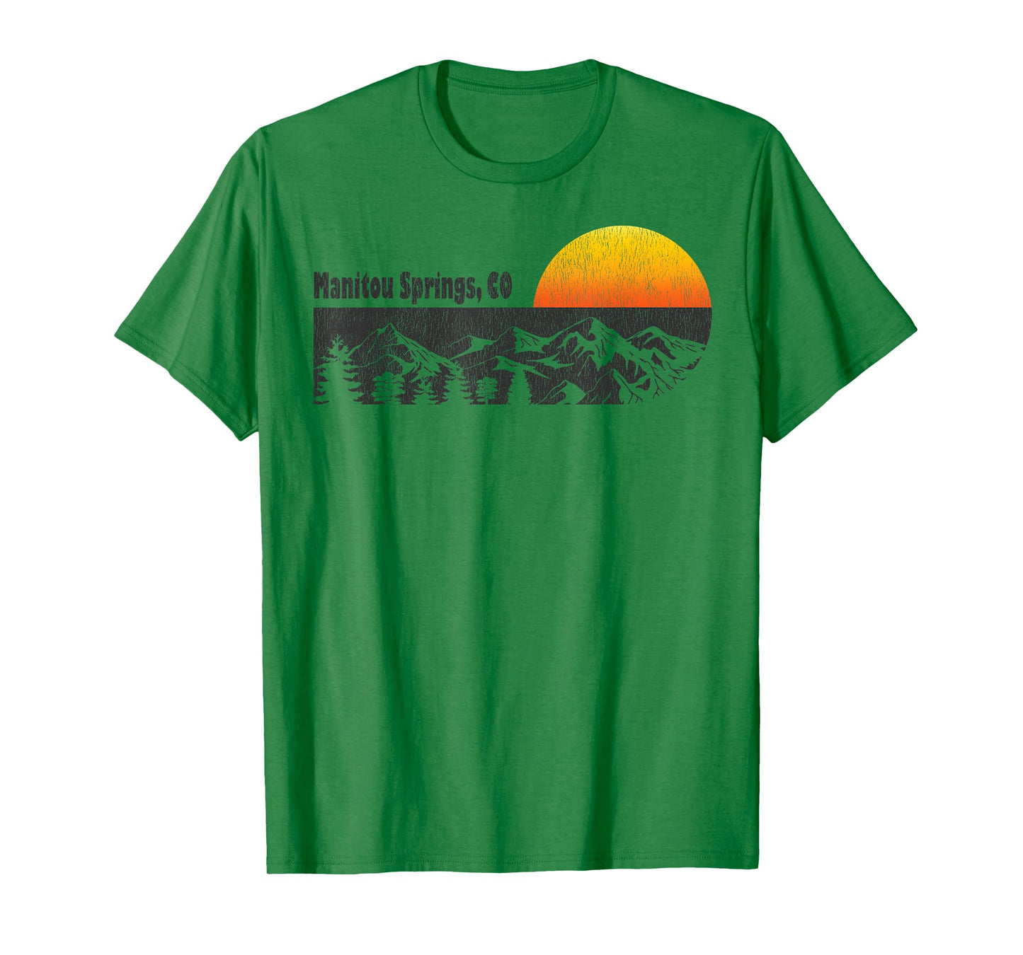 Retro Manitou Springs Colorado T-shirt T-Shirt