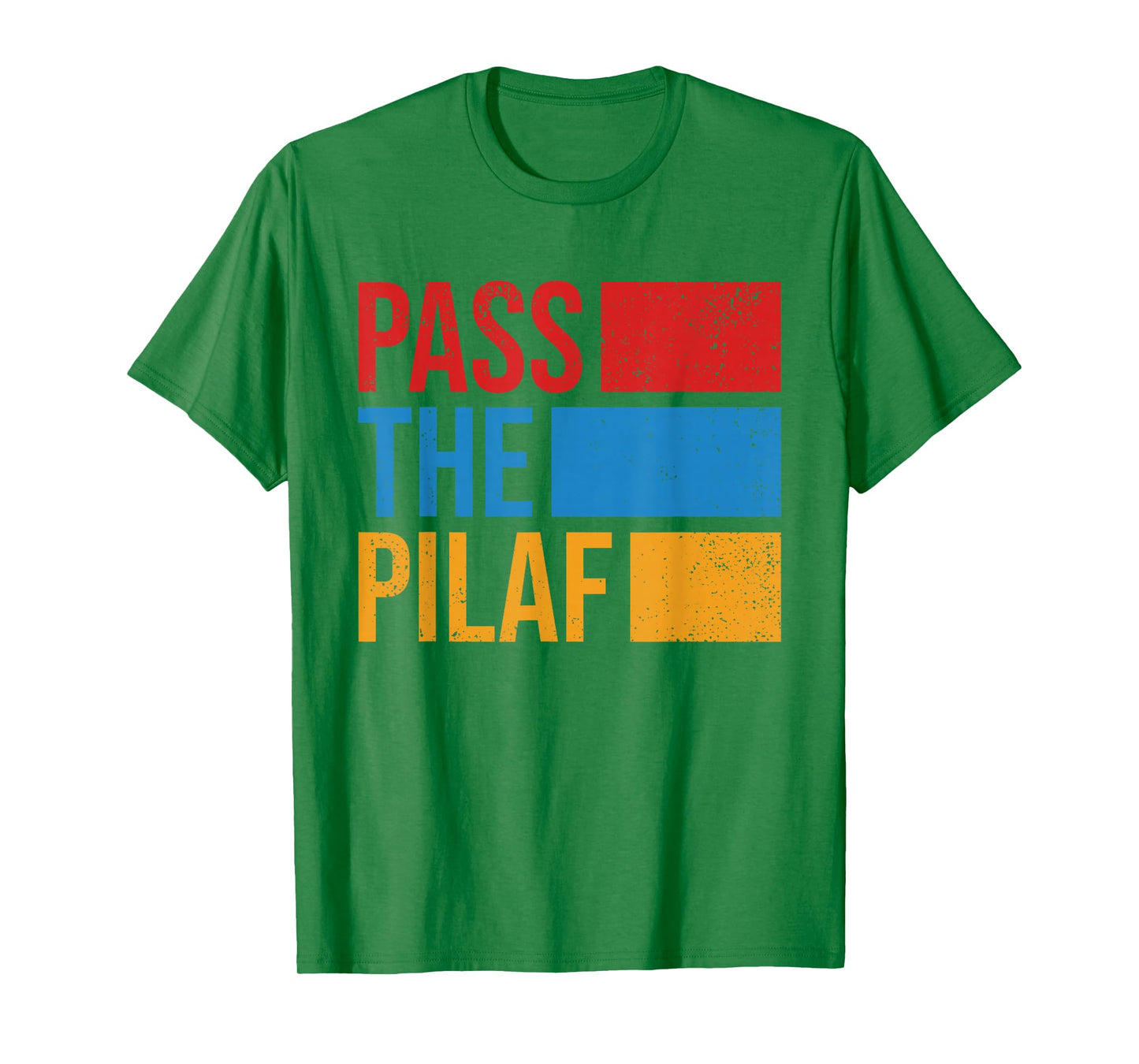 Pass The Pilaf Armenia Flag Retro Vintage Armenian Slang T-Shirt