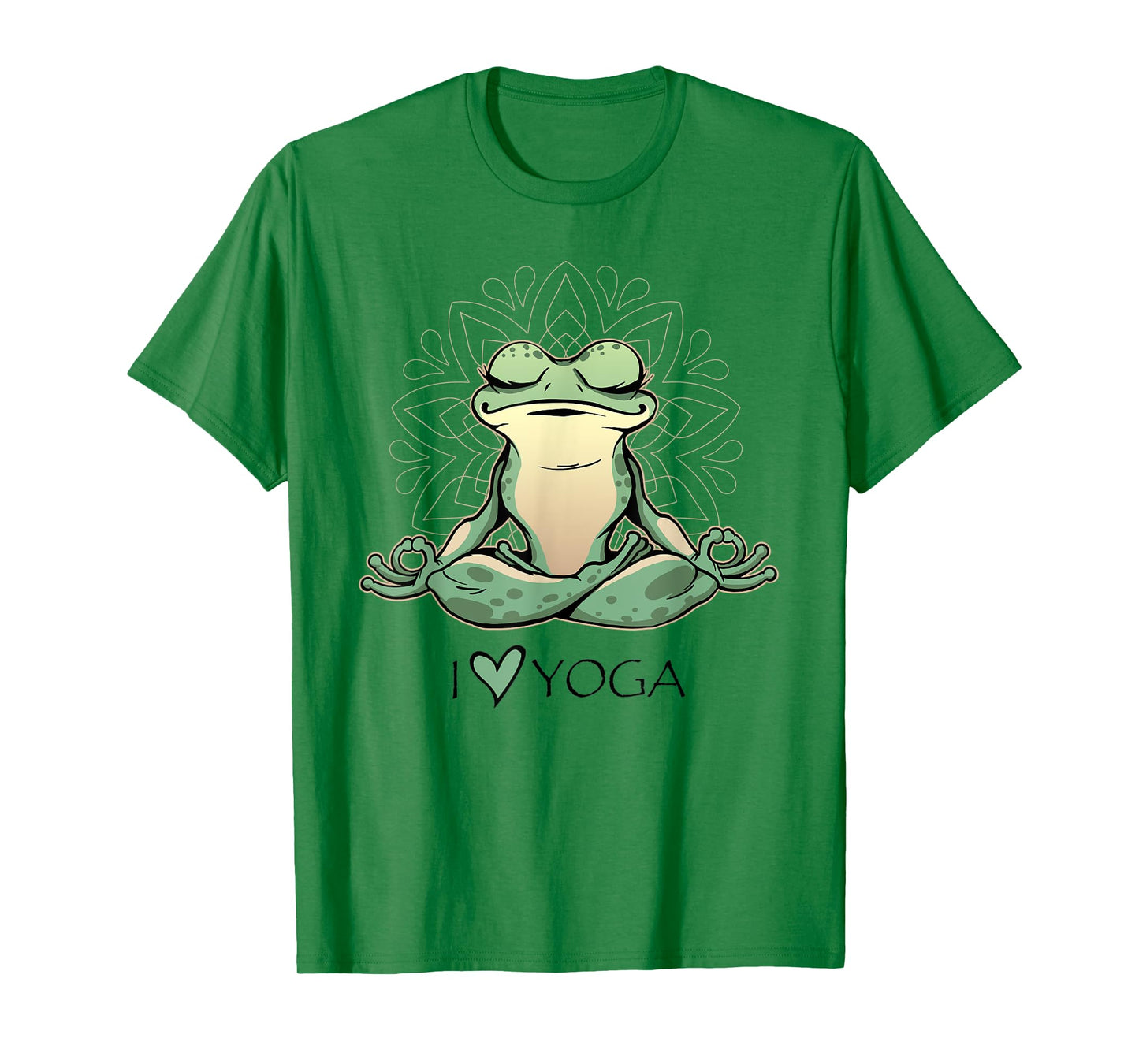 I Love Yoga I Heart Yoga Frog T-Shirt